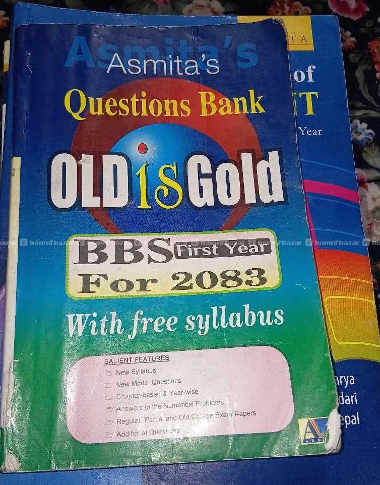 BBS 1st year books including old is gold 2083. 2
