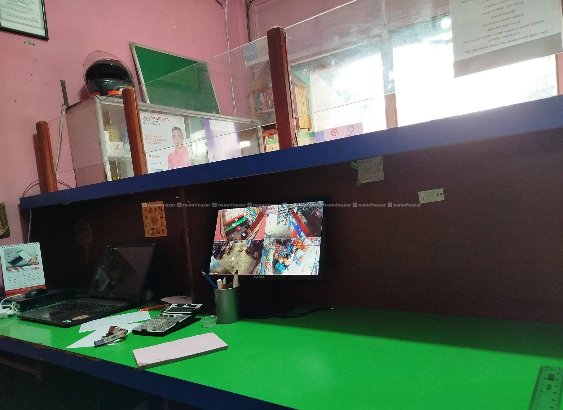 सटर सामानसहितCCTV ल्यापटप मनि ट्रान्सफर पसल बिक्री 6