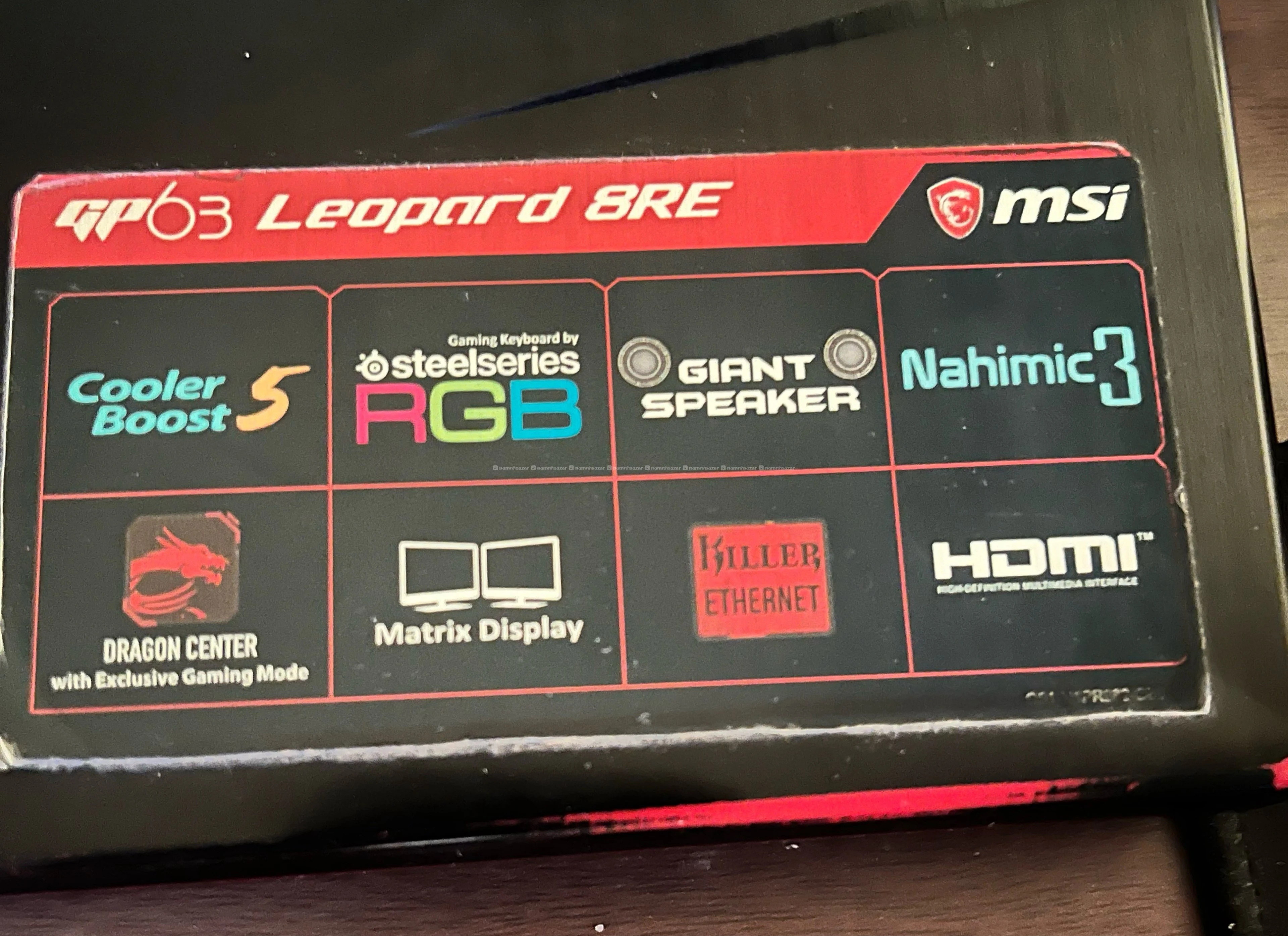 MSI GP63 RE LEOPARD GAMING LAPTOP 3