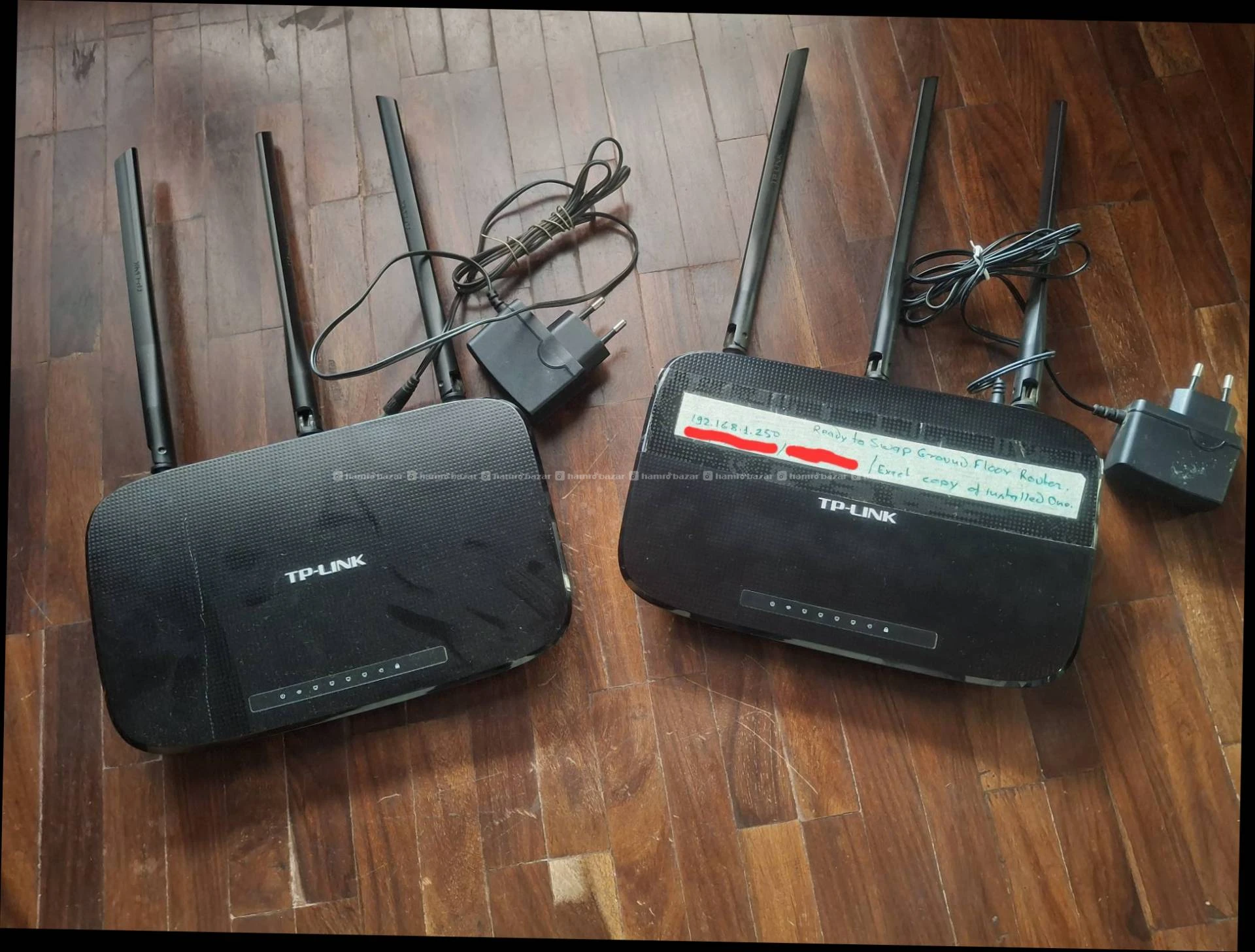 2.4 GHZ TPLInk Routers two pcs.