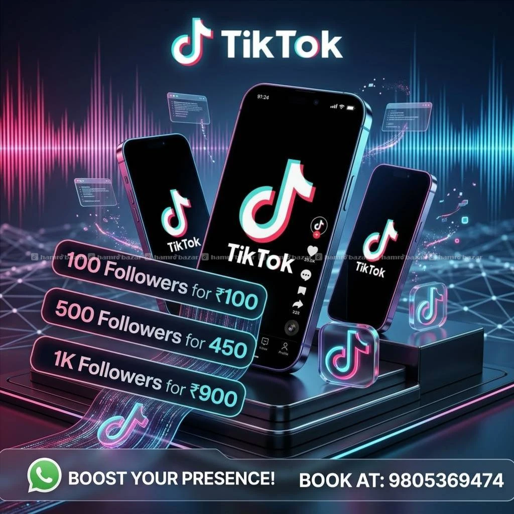 Tiktok followers,like,views boosting services