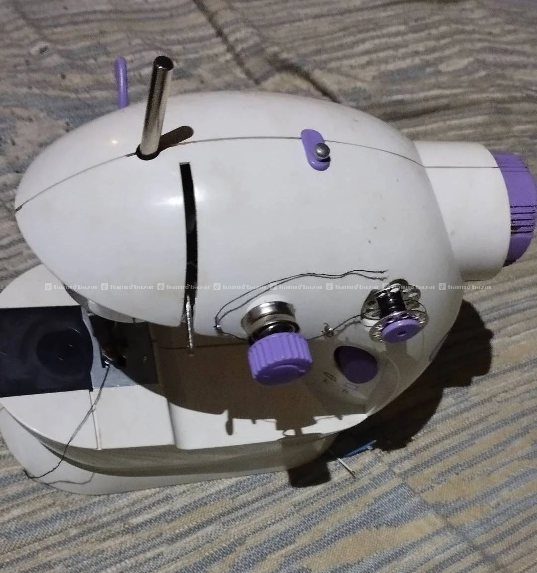 purple portable mini electric sewing machine 2
