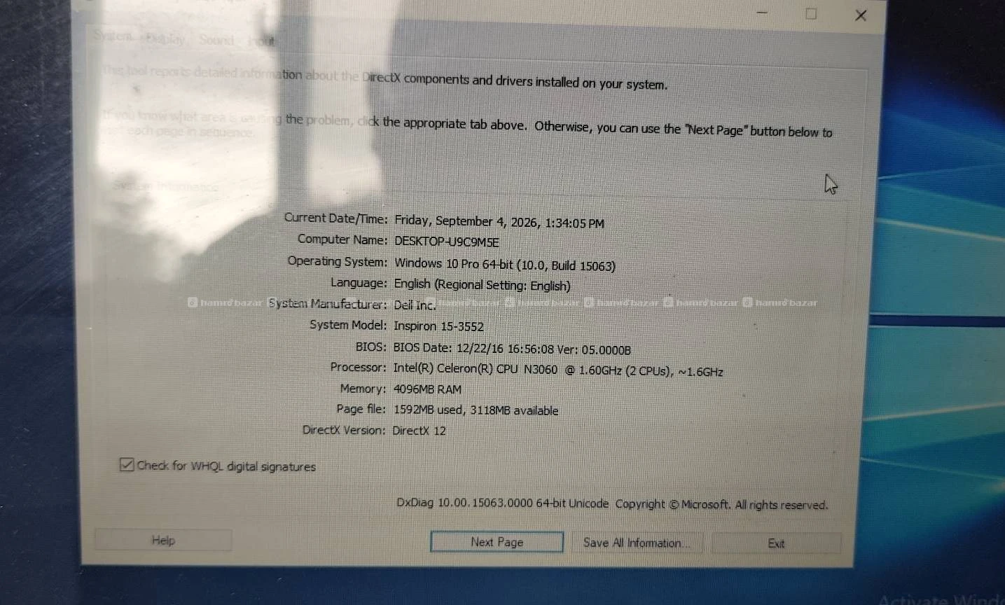 Dell Inspiron 15 laptop for sell 2