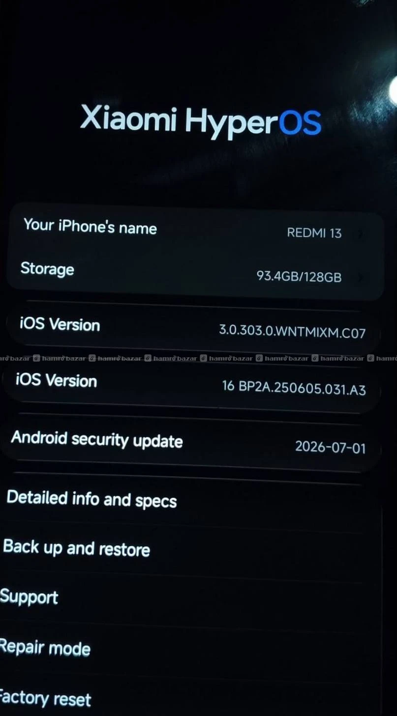 Redmi 13 on sell. Non opened non repaired 4
