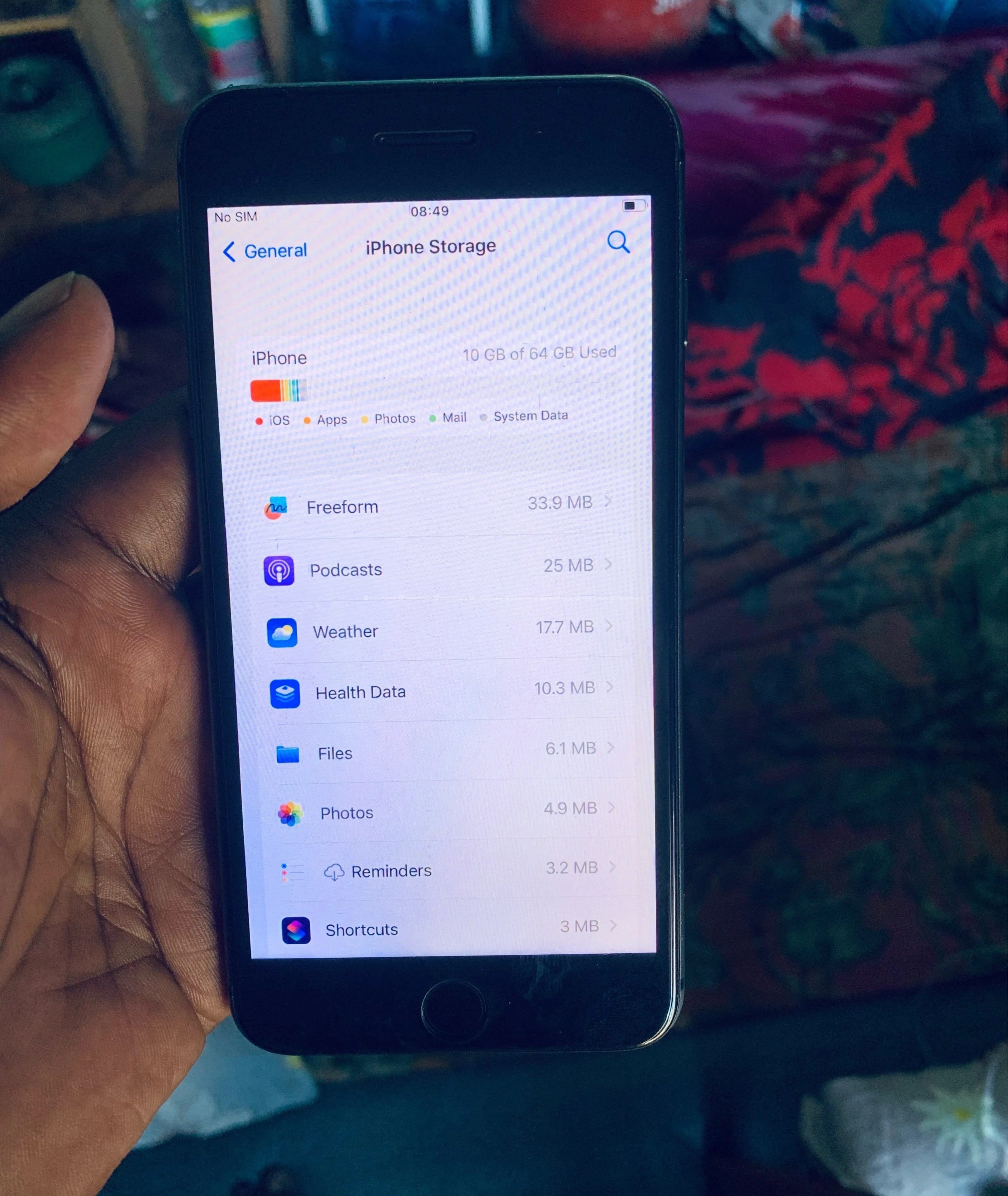iPhone 8 Plus 64gb with data cable 3