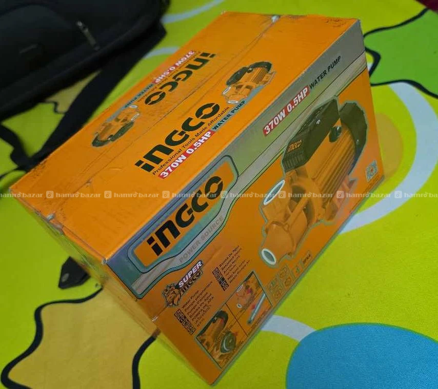 Ingco 0.5 hp 370 watt water pump