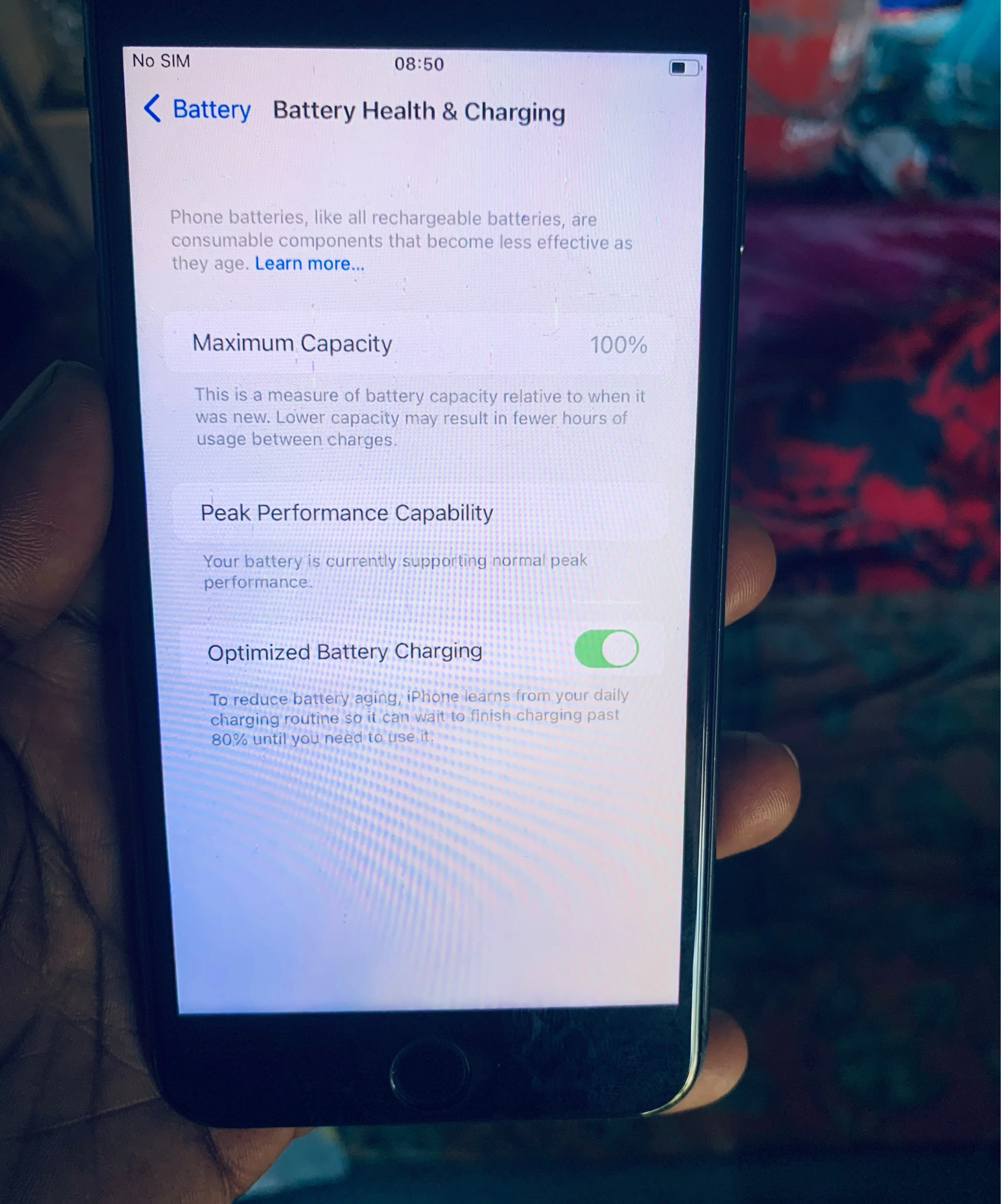 iPhone 8 Plus 64gb with data cable 4