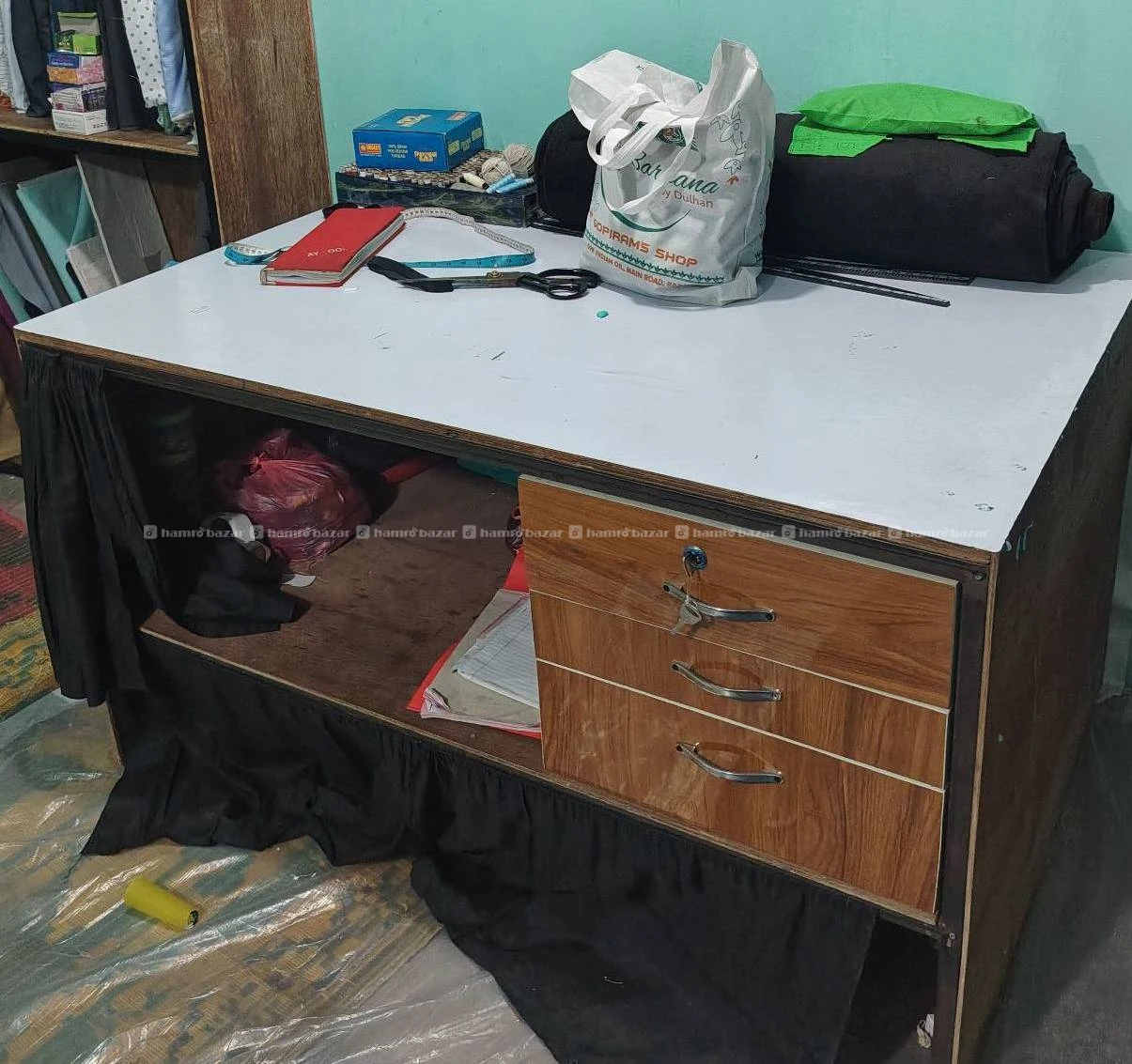Tailor ko lagi cuting table  fully metal working 2