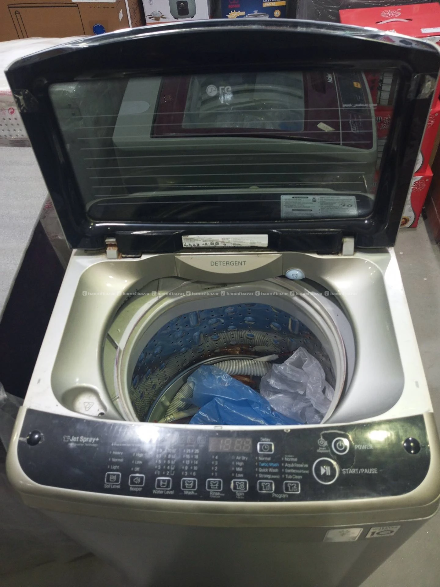 Lg8 kg top loaded washing machine for sell 3