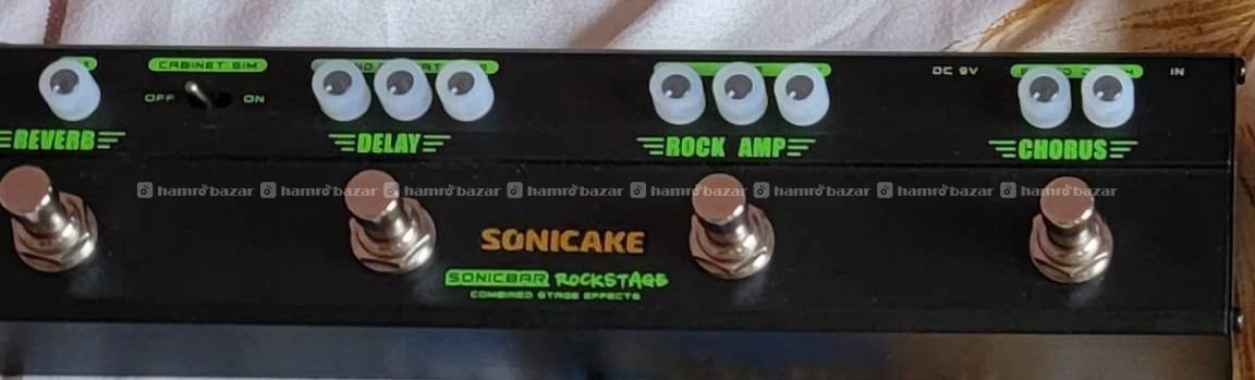 Boss me 70 and Sonicake rockstage Guitar padel 2