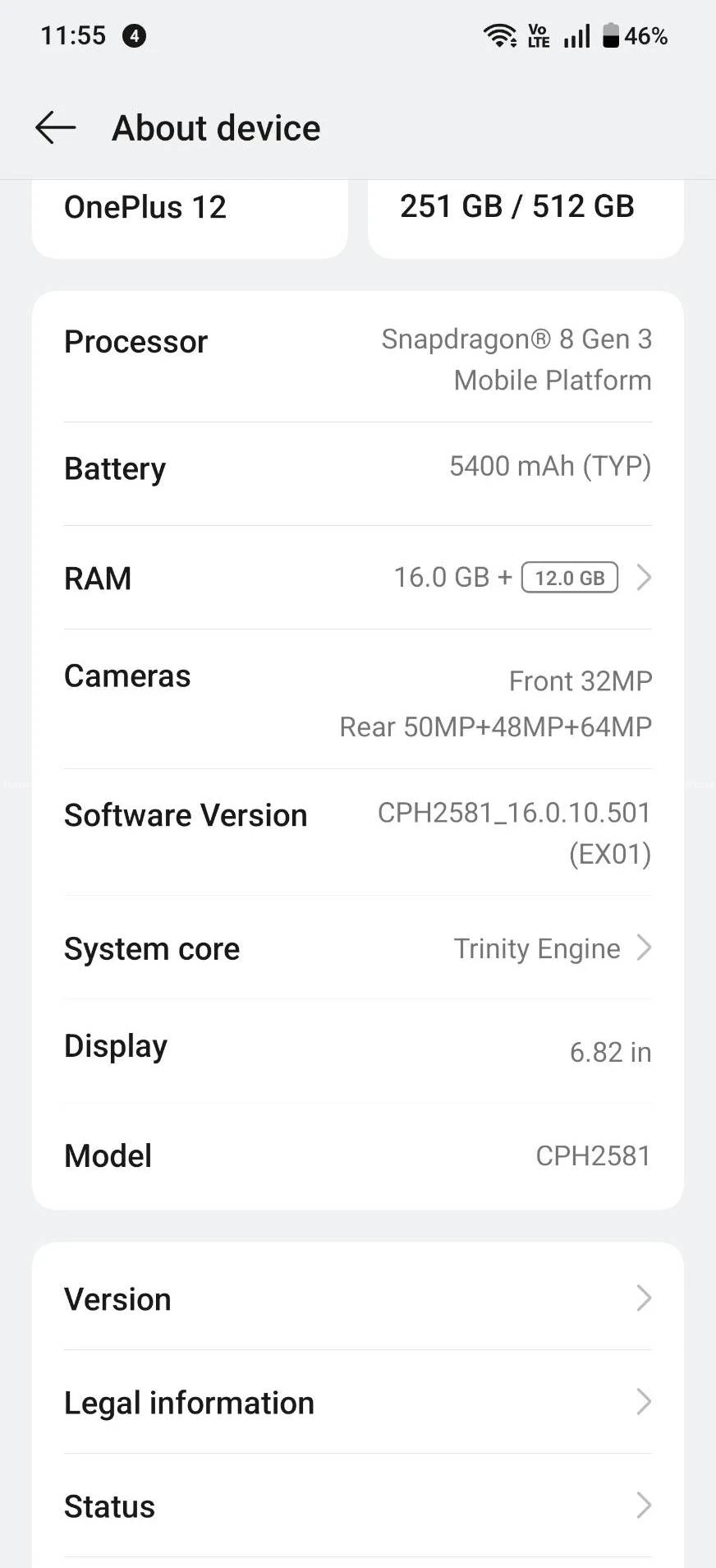 OnePlus 12 (16GB/512GB) Flagship फोन बिक्रीमा 7