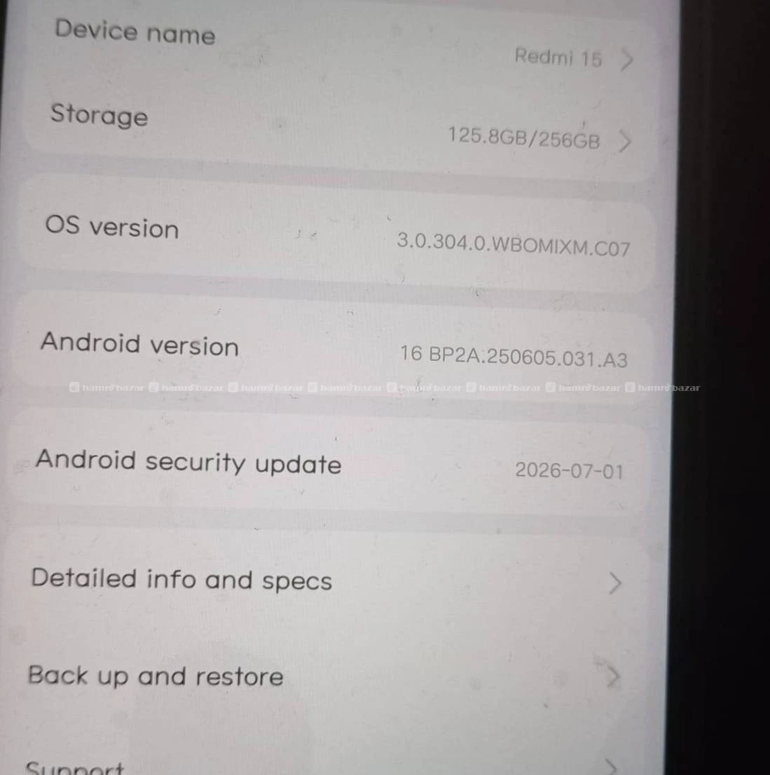 Redmi 15(8/256) 6