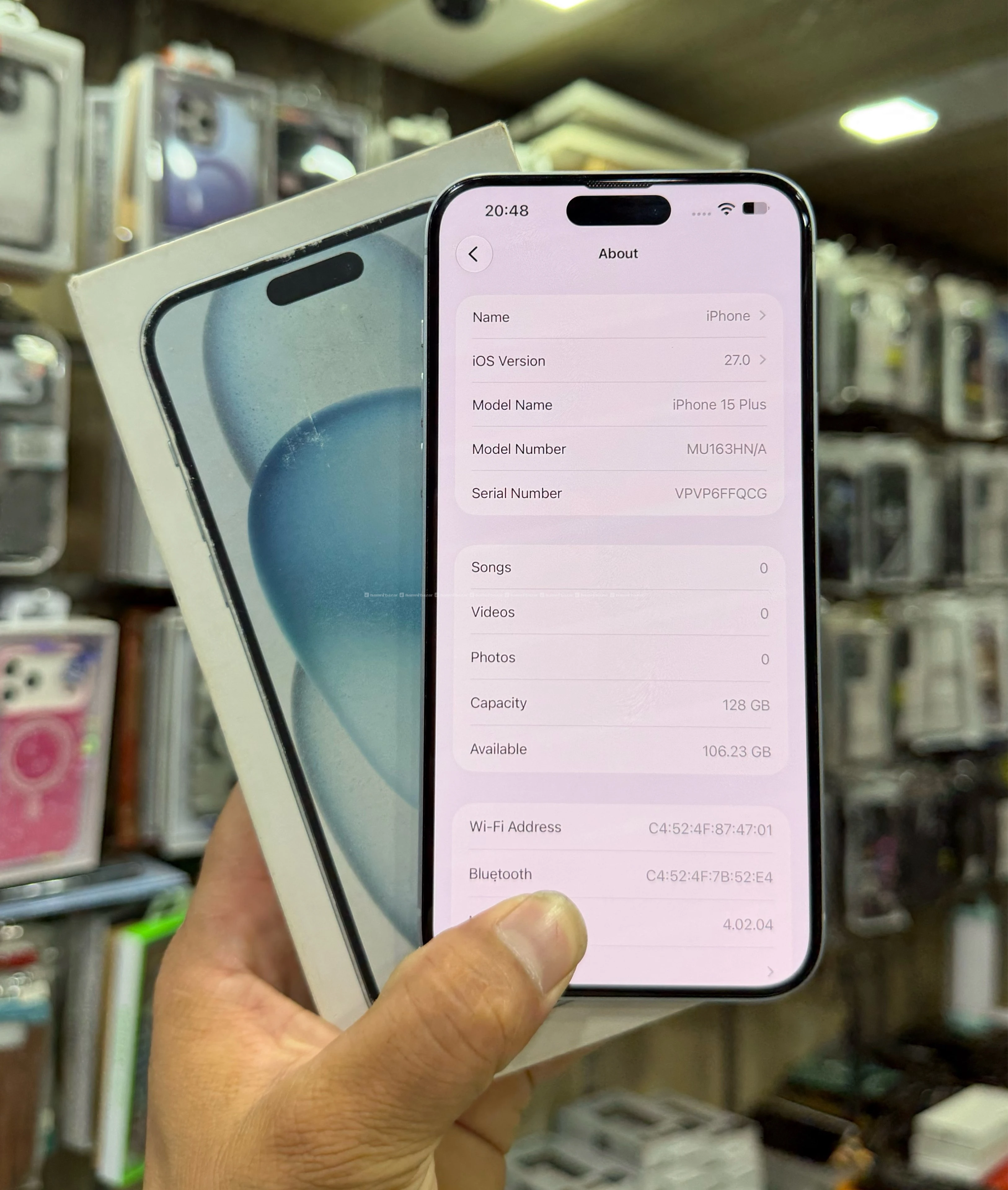 🔥 iPhone 15 plus -128 gb 🔋 88 % on -sale 4