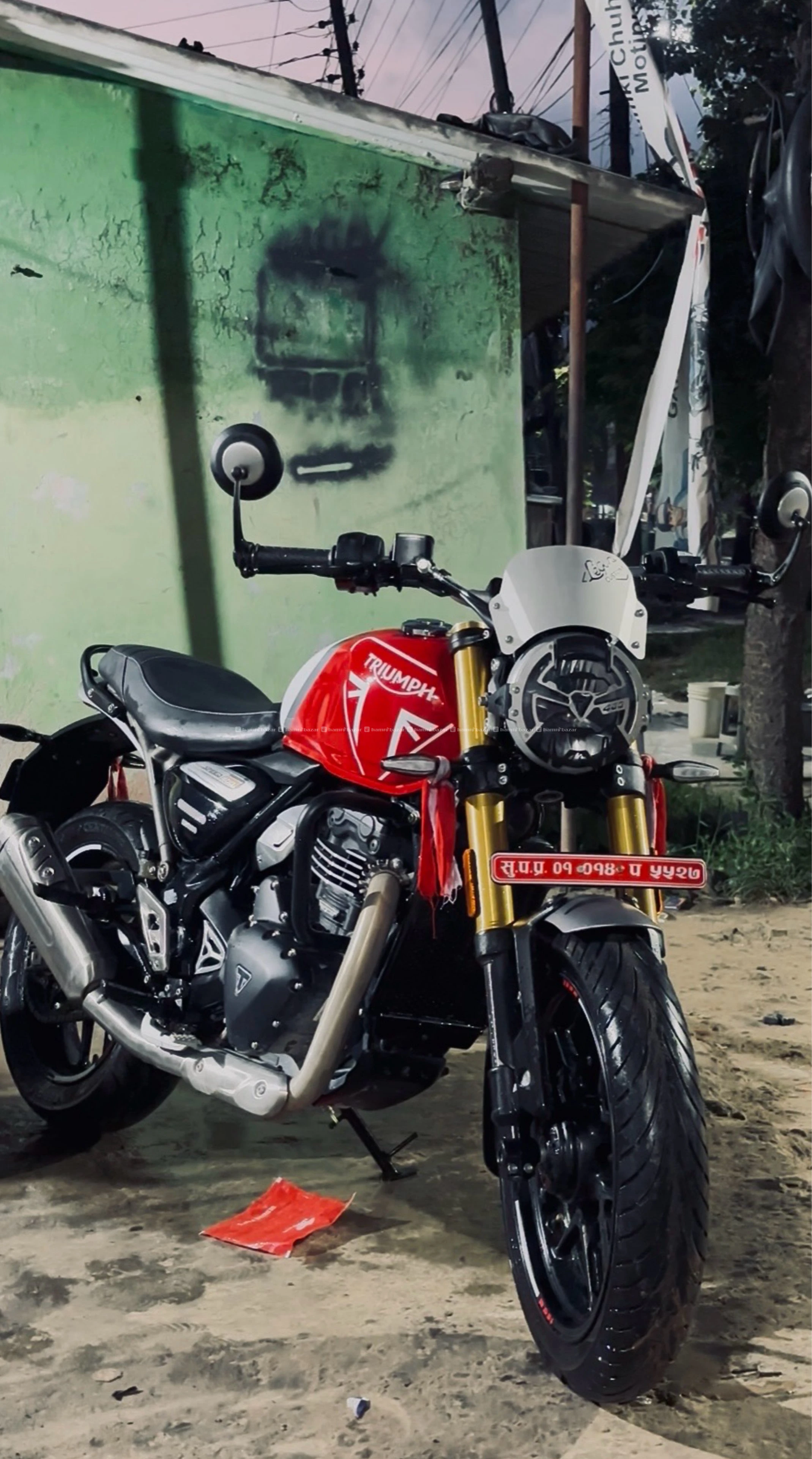 Legendary Customs Visor & Grill for Speed 400 3