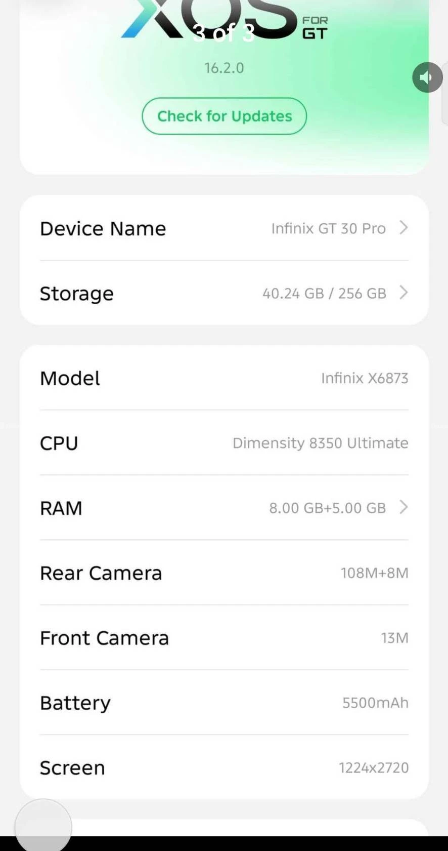 Infinix GT 30 PRO 2