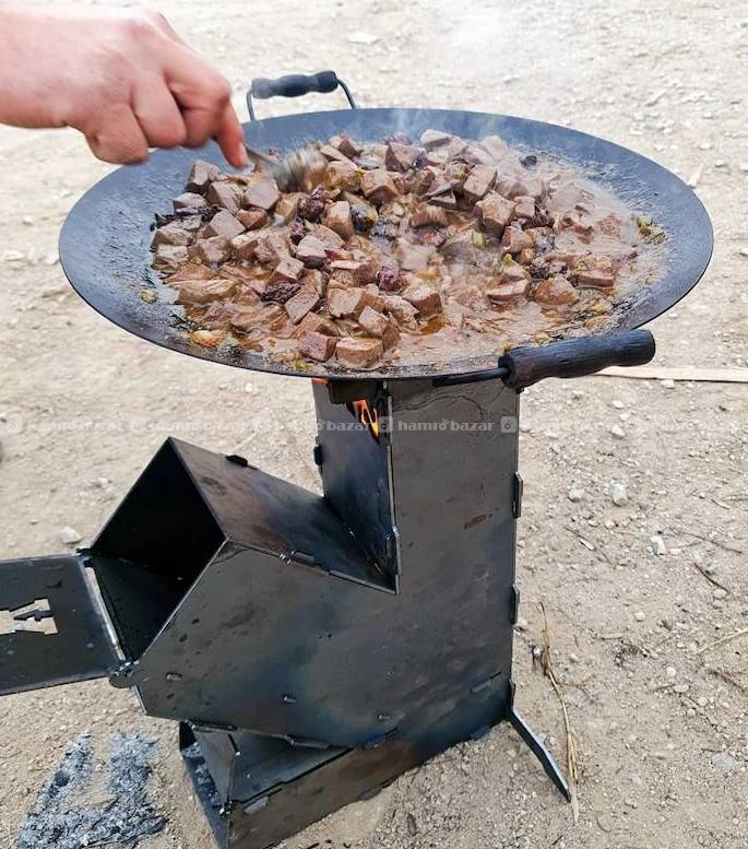 Collapsible Rocket Stove with Turbo Fan 2