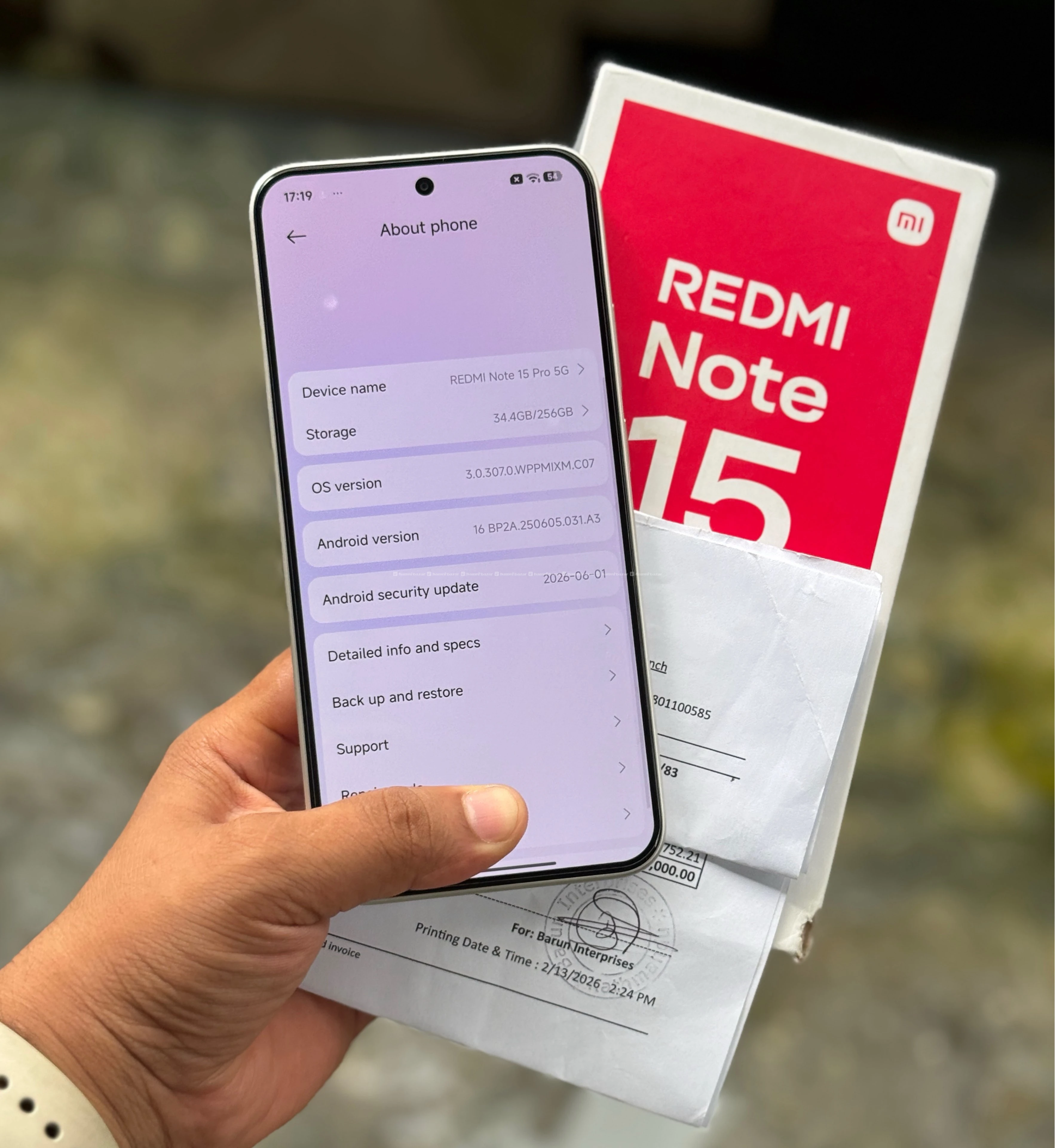 Redmi Note 15 Pro 5G(8-256) 6 months warranty 2