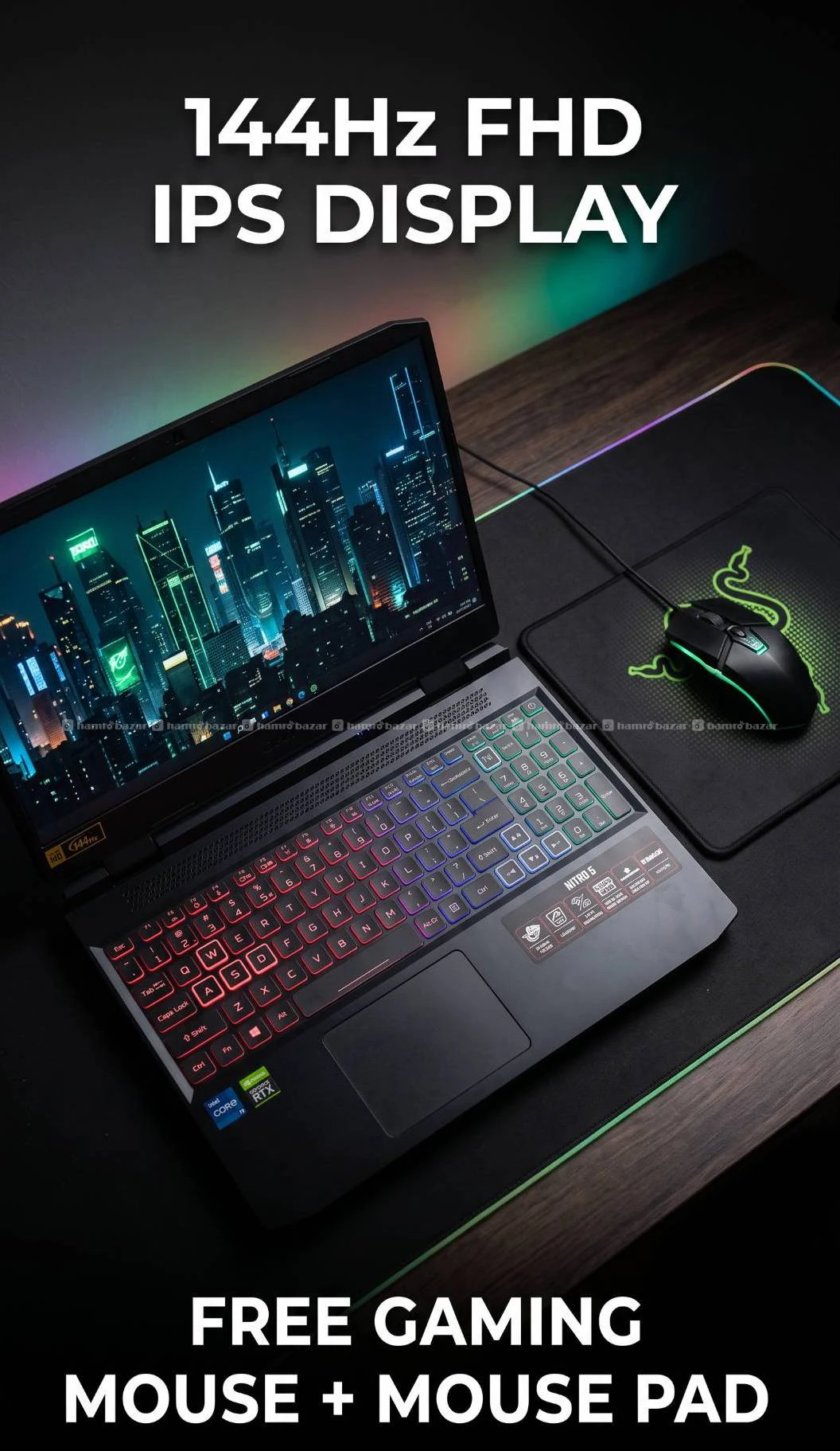 Acer Nitro 5 i5-12450H RTX 2050 16GB 144Hz 2