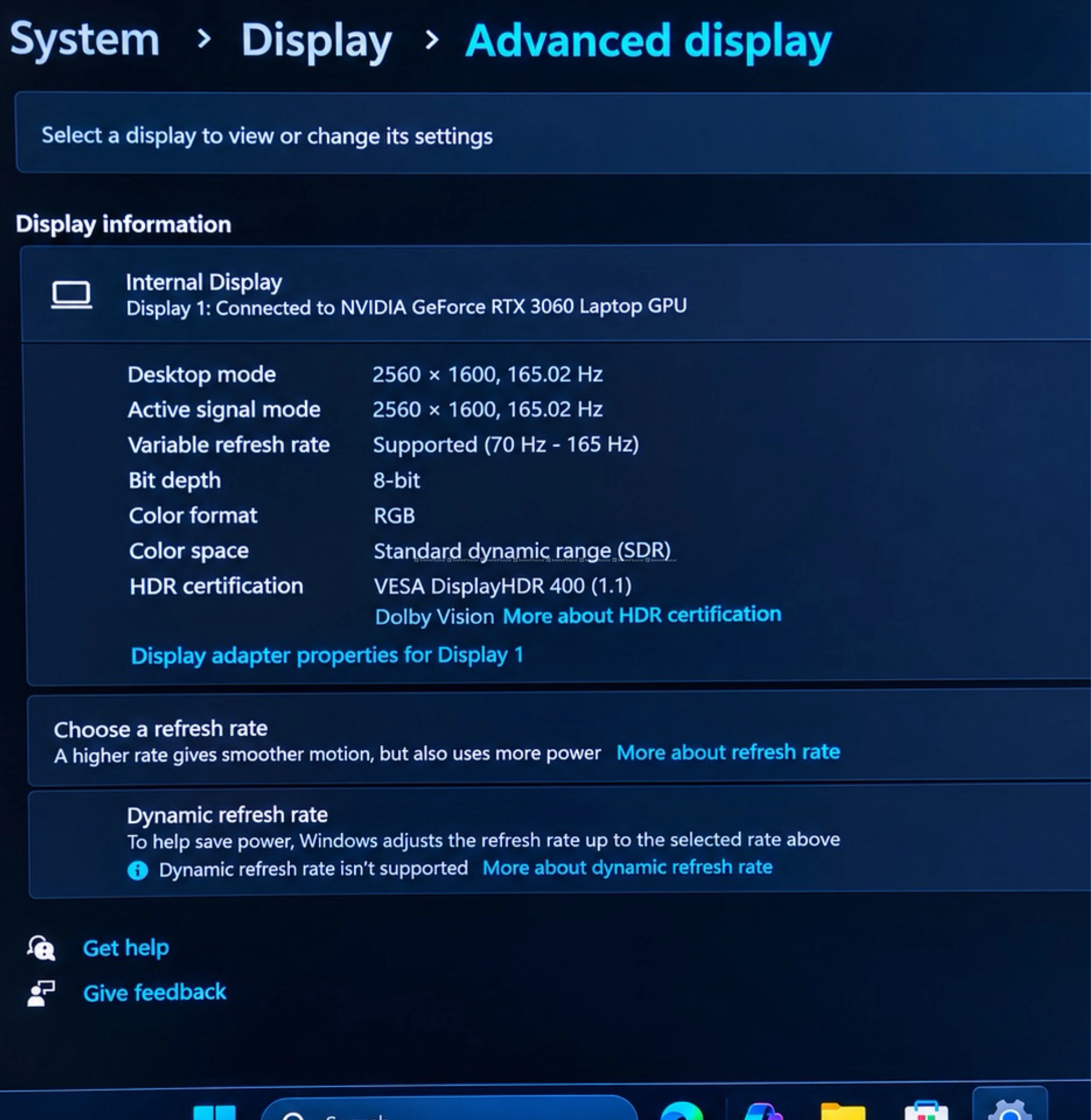 Lenovo legion 5 Pro 2.5k displayRTX3060 16GB Ram 8