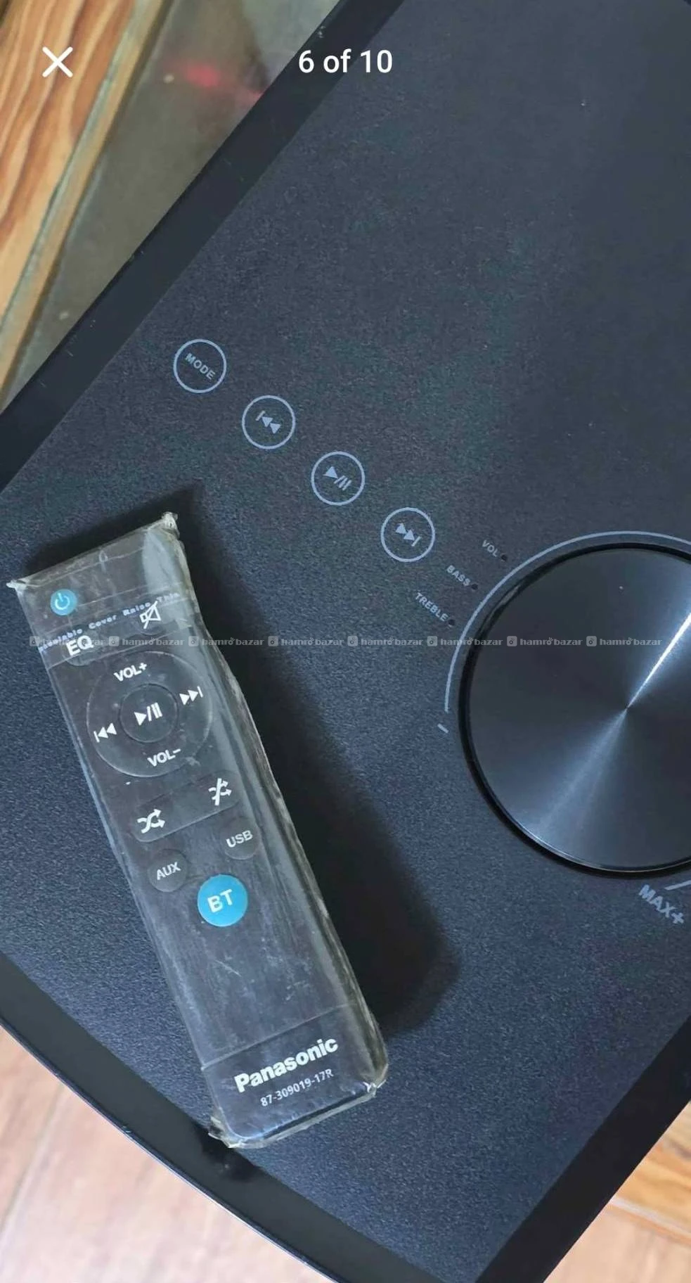 Panasonic tower speaker with bass speaker 8