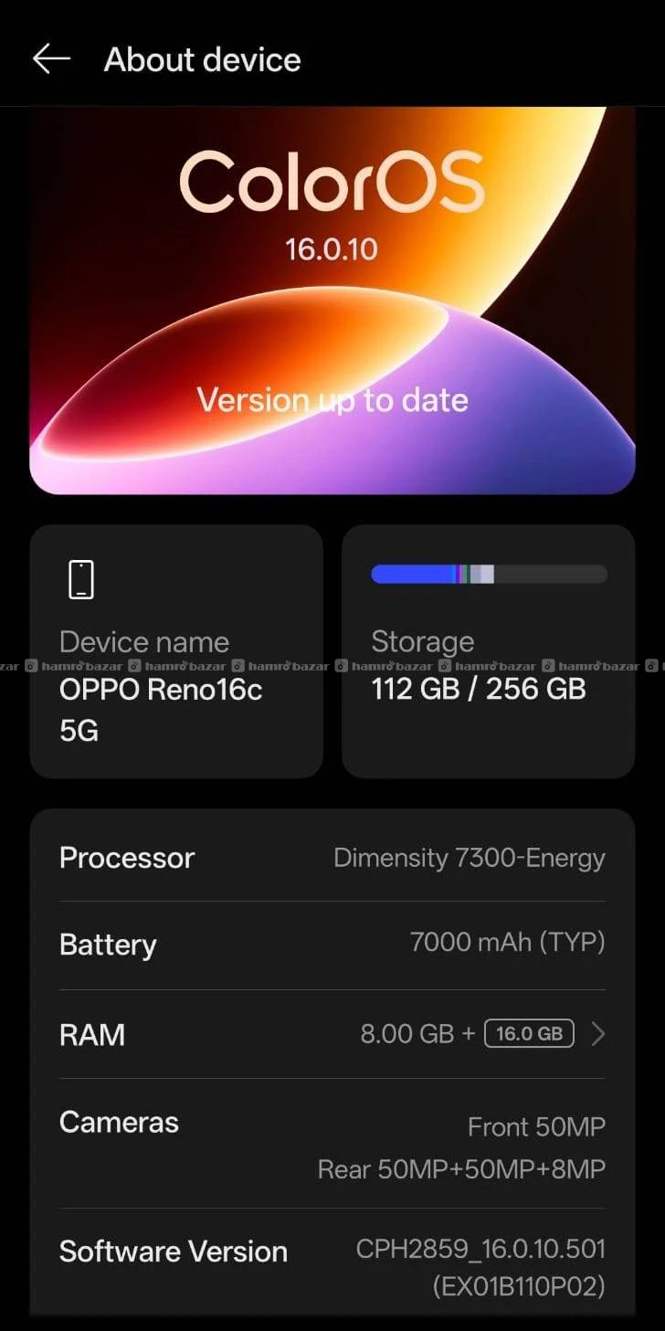 OPPO RENO 16C 2