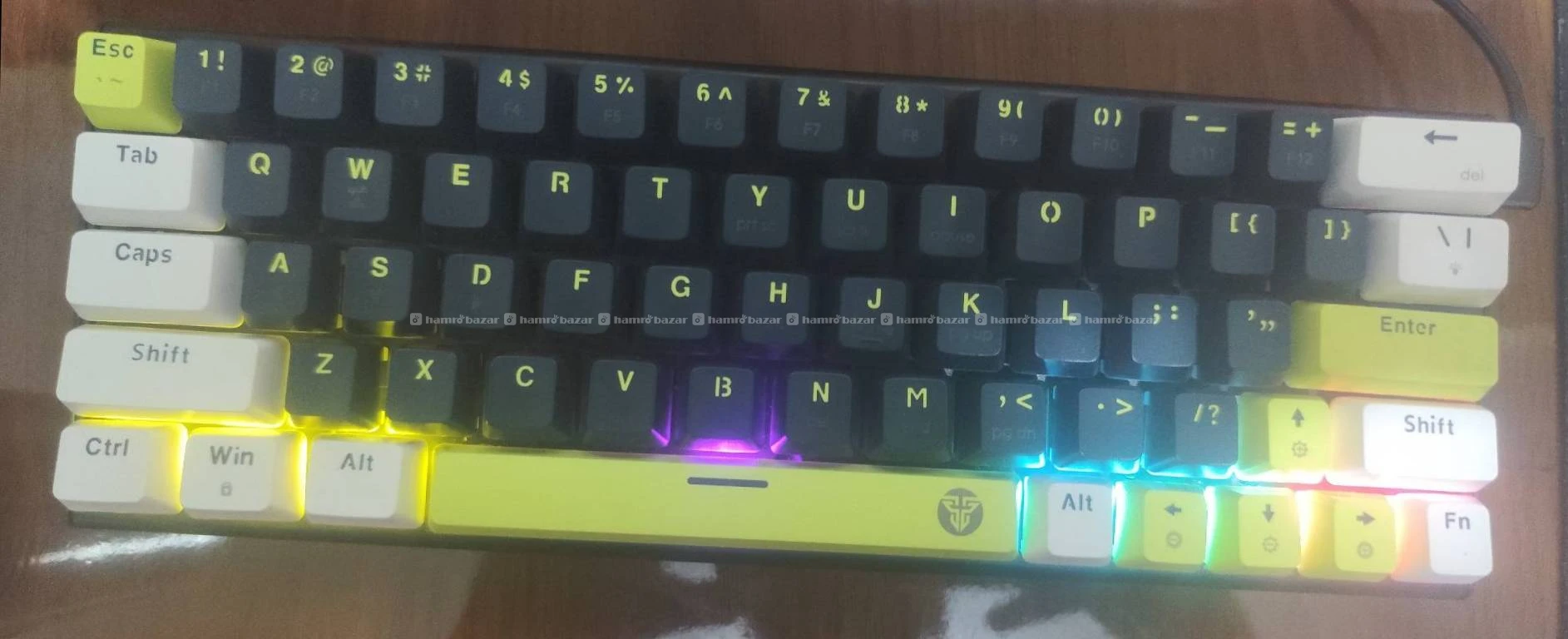 Mechanical keyboard fantech atom 63 blue switch 2