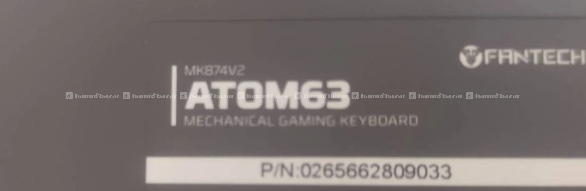 Mechanical keyboard fantech atom 63 blue switch 3