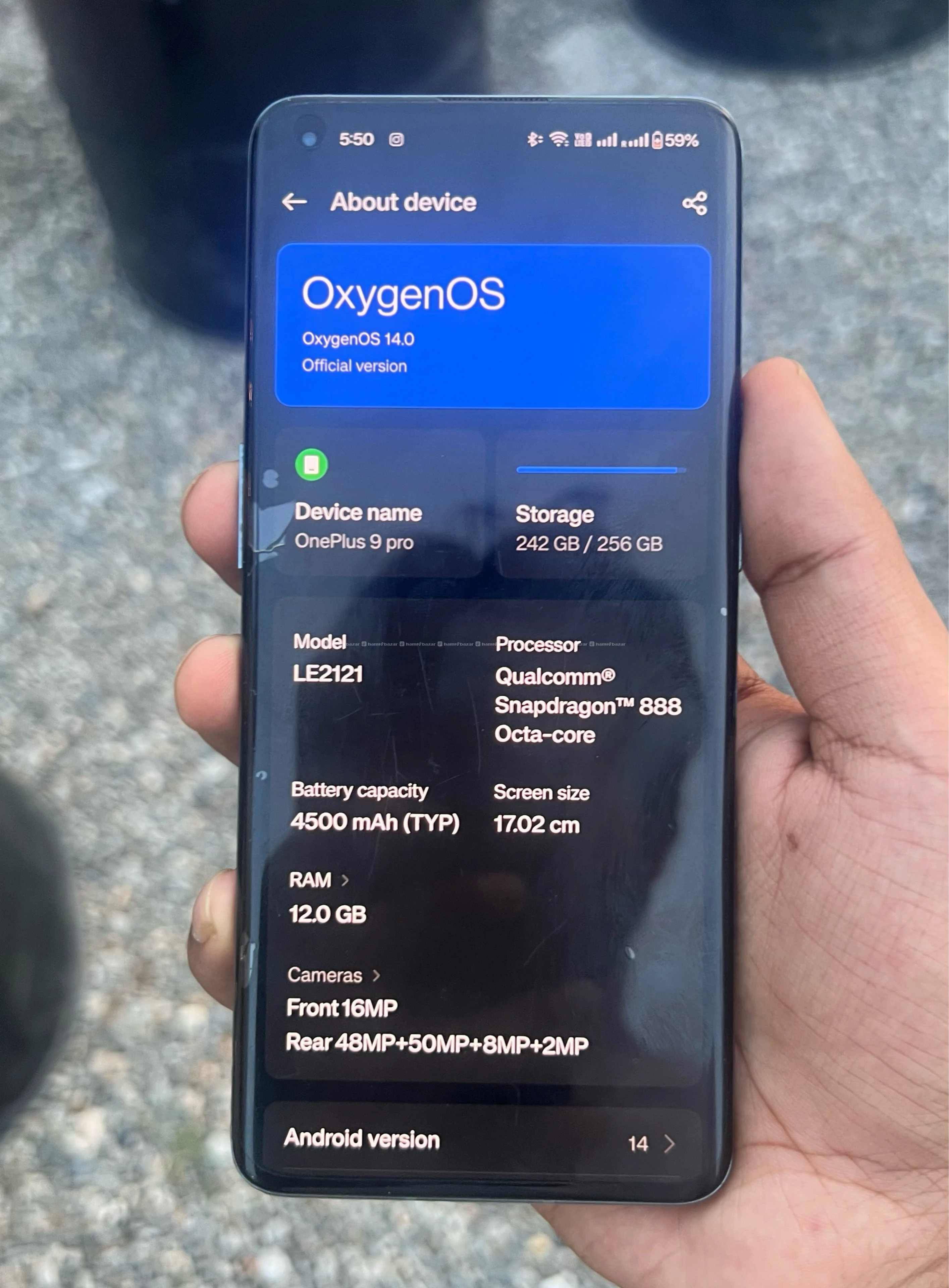 One Plus 9 Pro, 256 GB, 100% Battery, Orginal Box 4