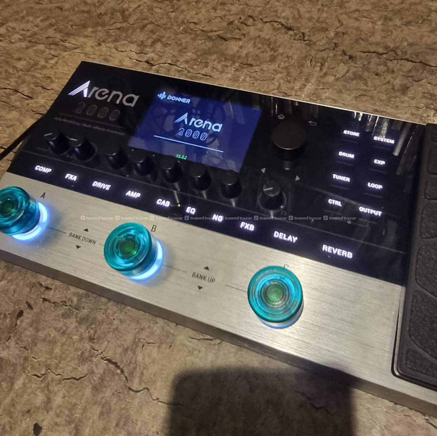 Donner Arena 2000 Multi Effects/FX Guitar Pedal 4