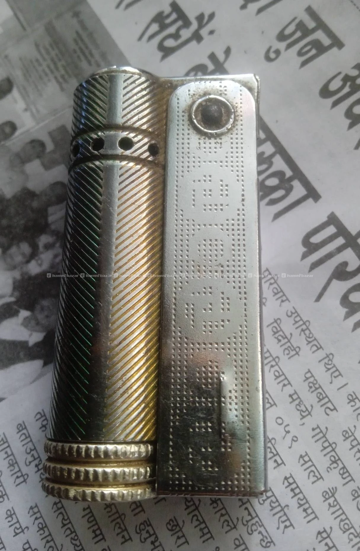 Old FANG YUAN 101 मेटल लाइटर Vintage collectible 4