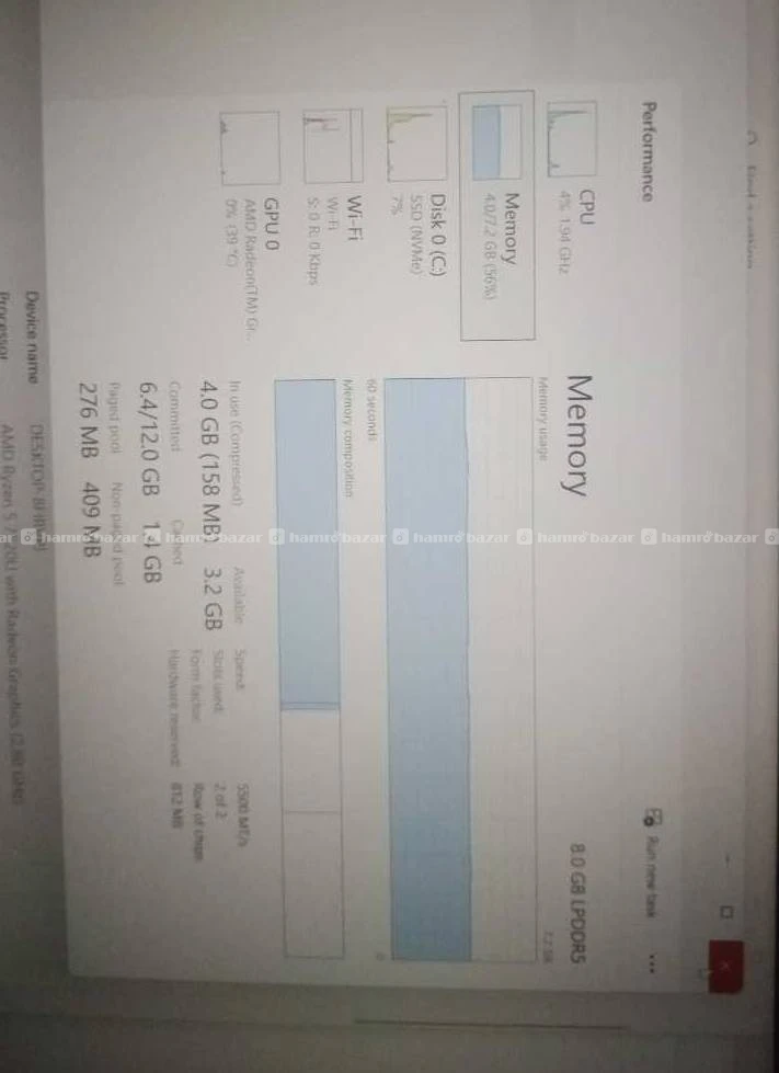 Dell Pro 15 Essentia|8Gb ram|512 SSD Nvme gen 4 3