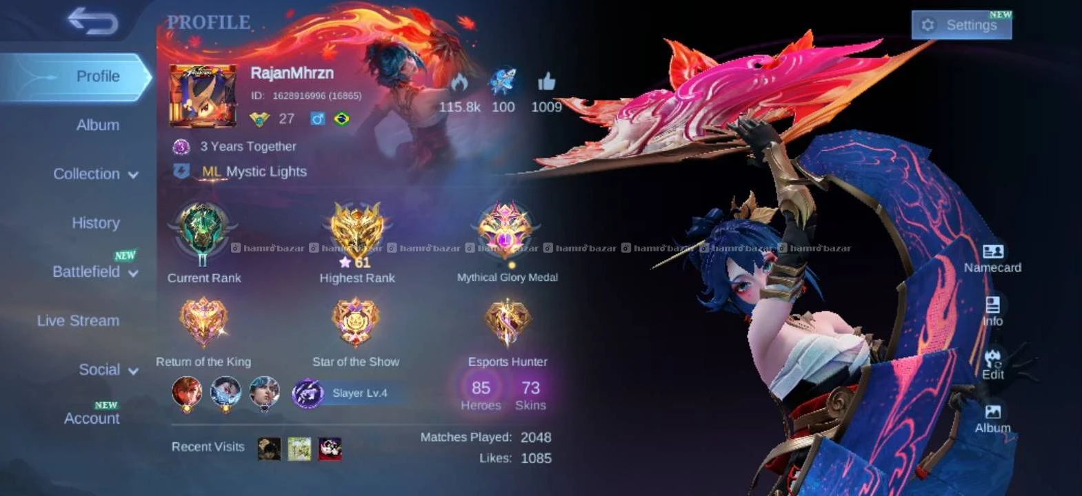FF & MLBB ID 
2 IN 1 4