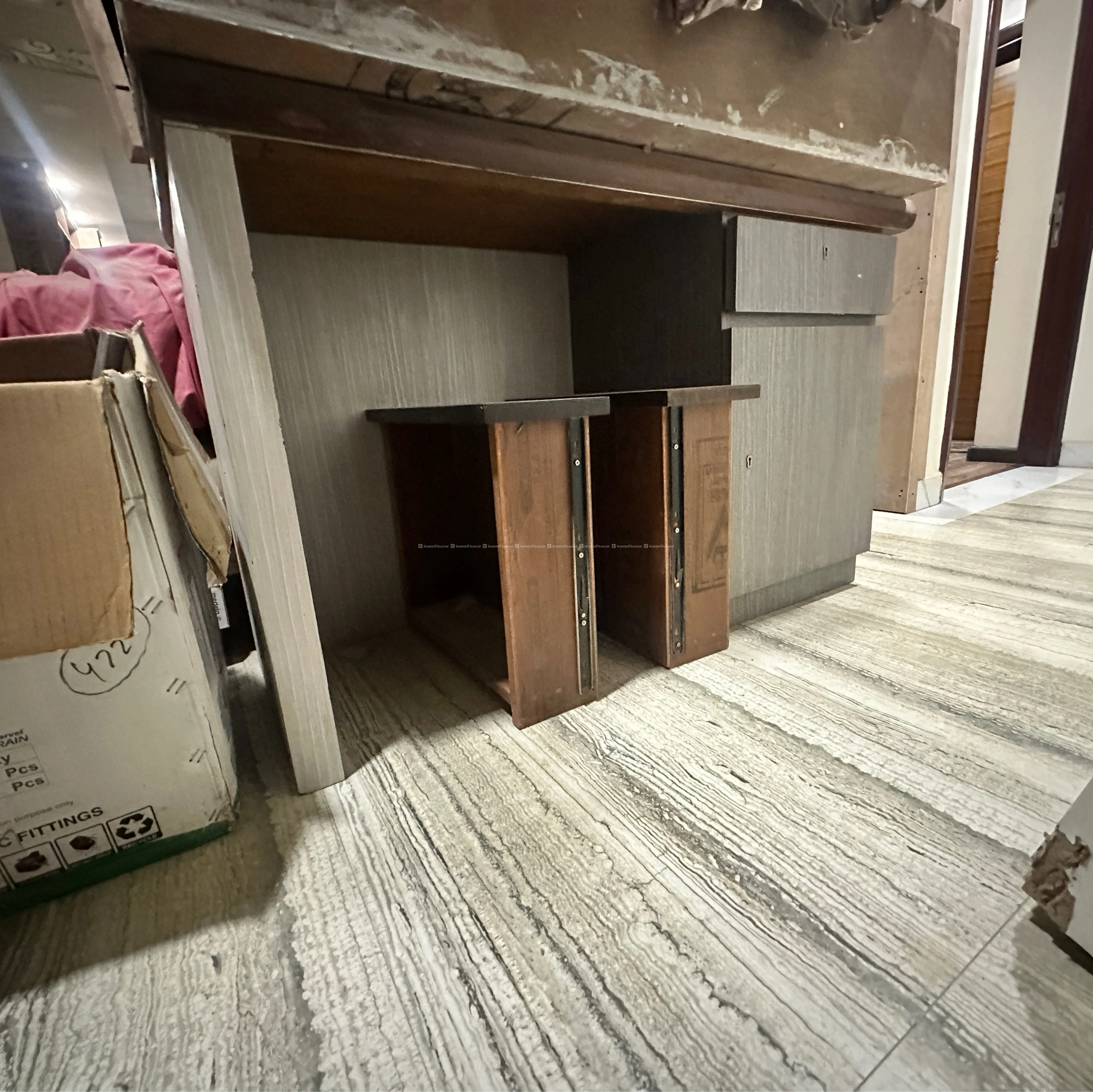 Study table with cabinet 3