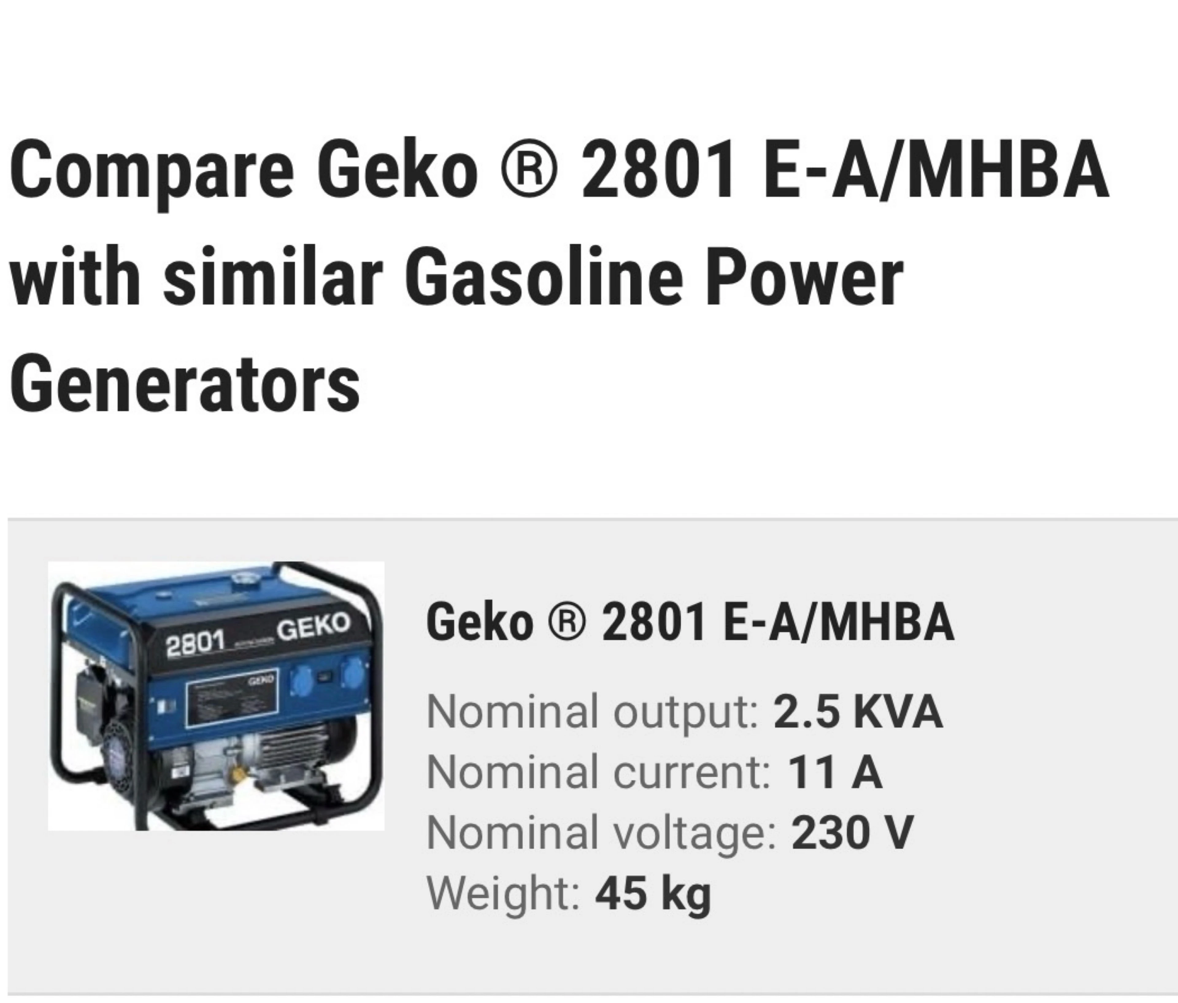 Generator for sale 4