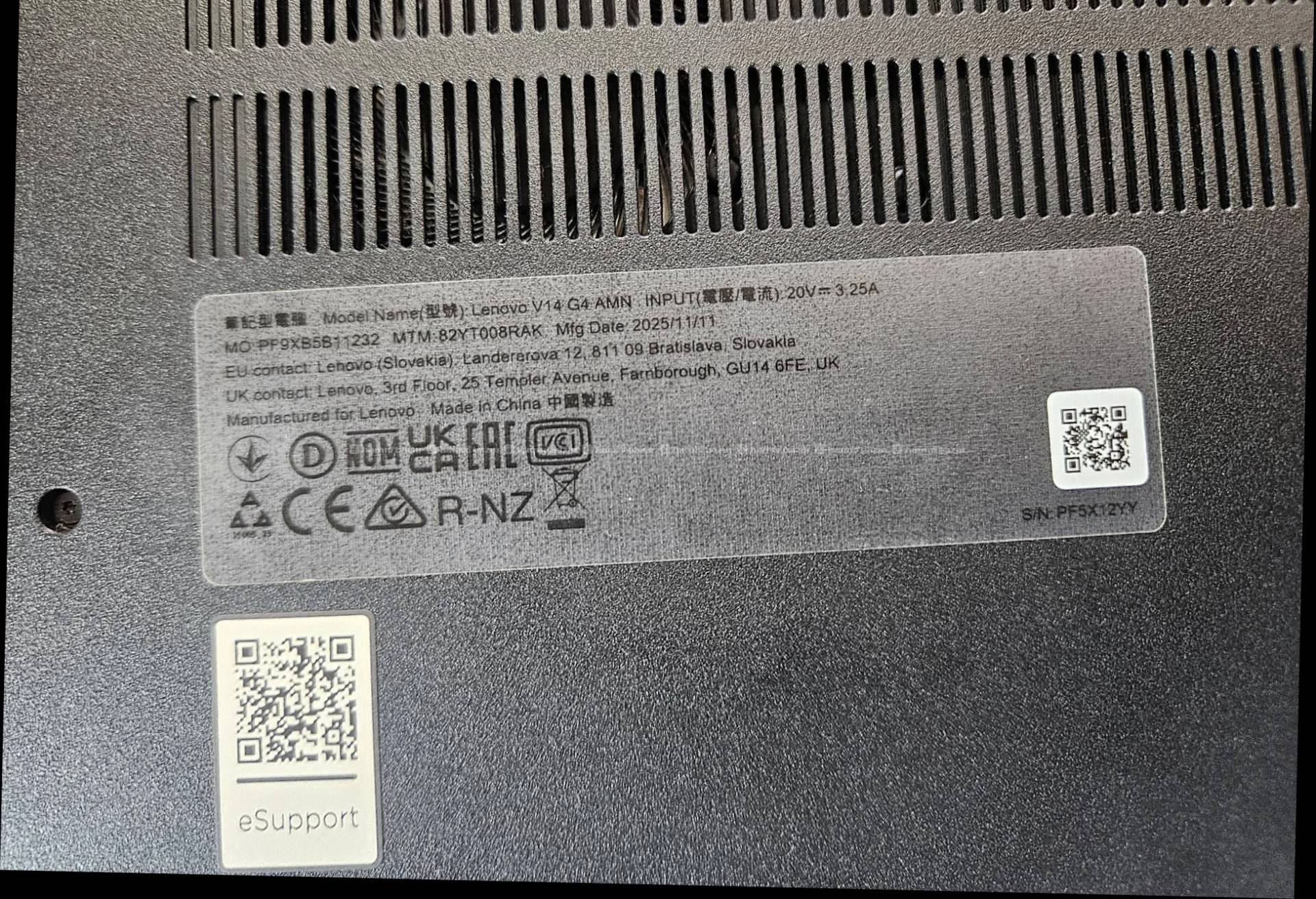 Lenovo V14 (AMD Ryzen 3 7320U Processor | 8GB RAM 3