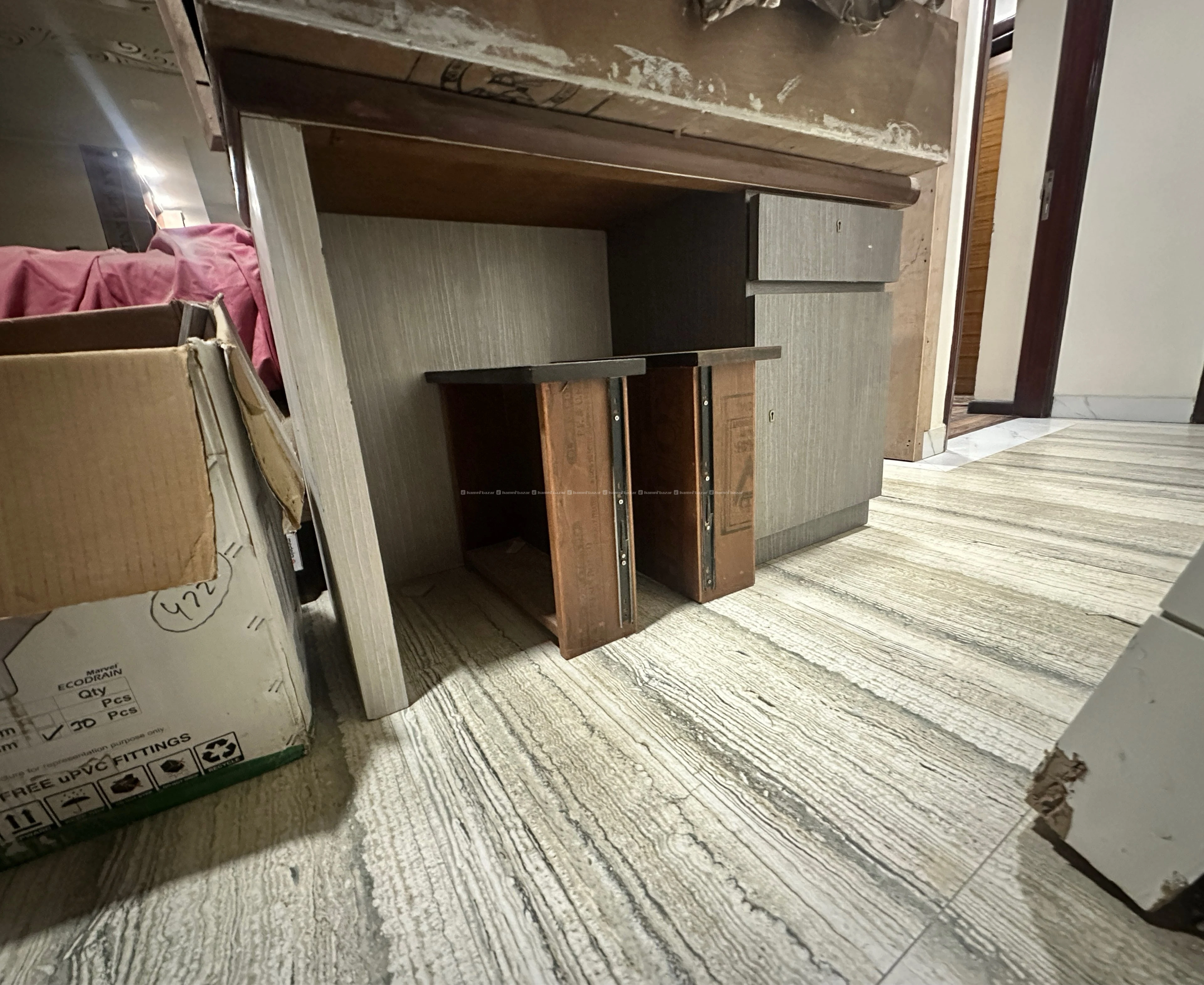 Study table with cabinet 2