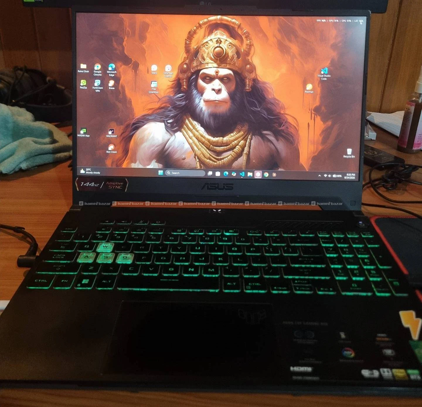 Asus Tuf A15 Ryzen 7 6800h RTX 3050 16gb RAM 2