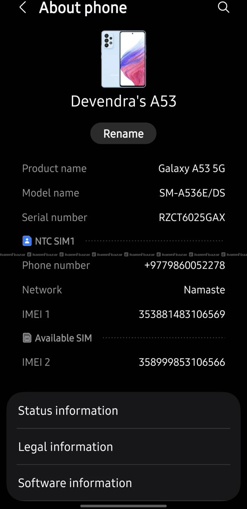 Samsung A53 3