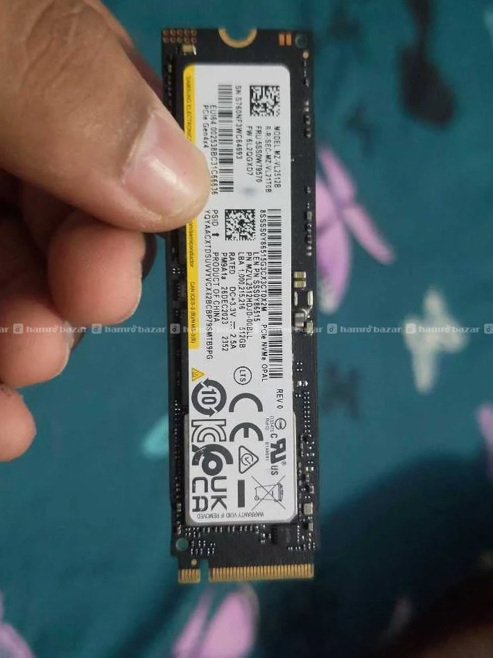 Samsung nvme ssd Gen 4x4 512gb 3