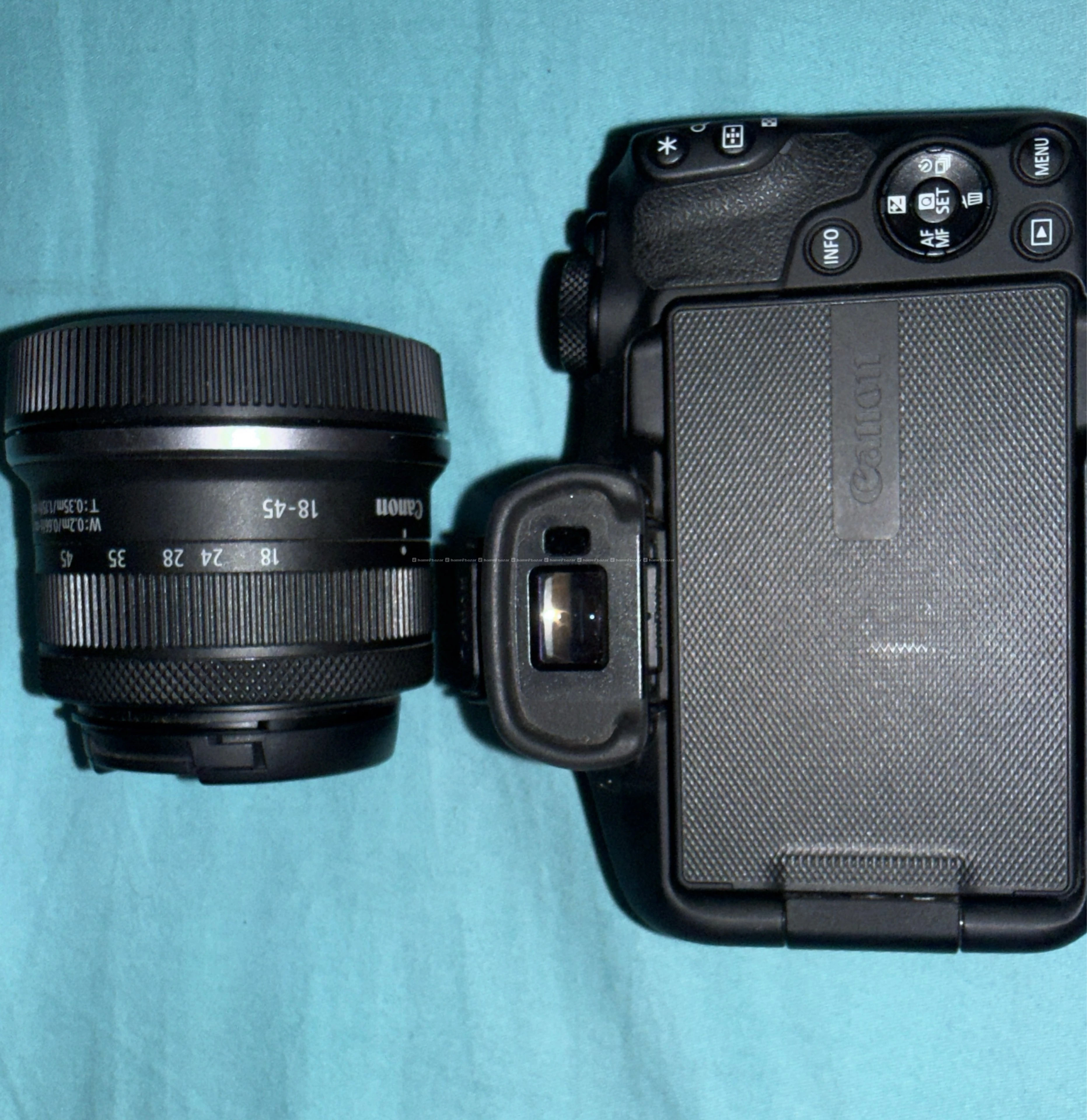 Canon R50 with 18-45 mm lens 2