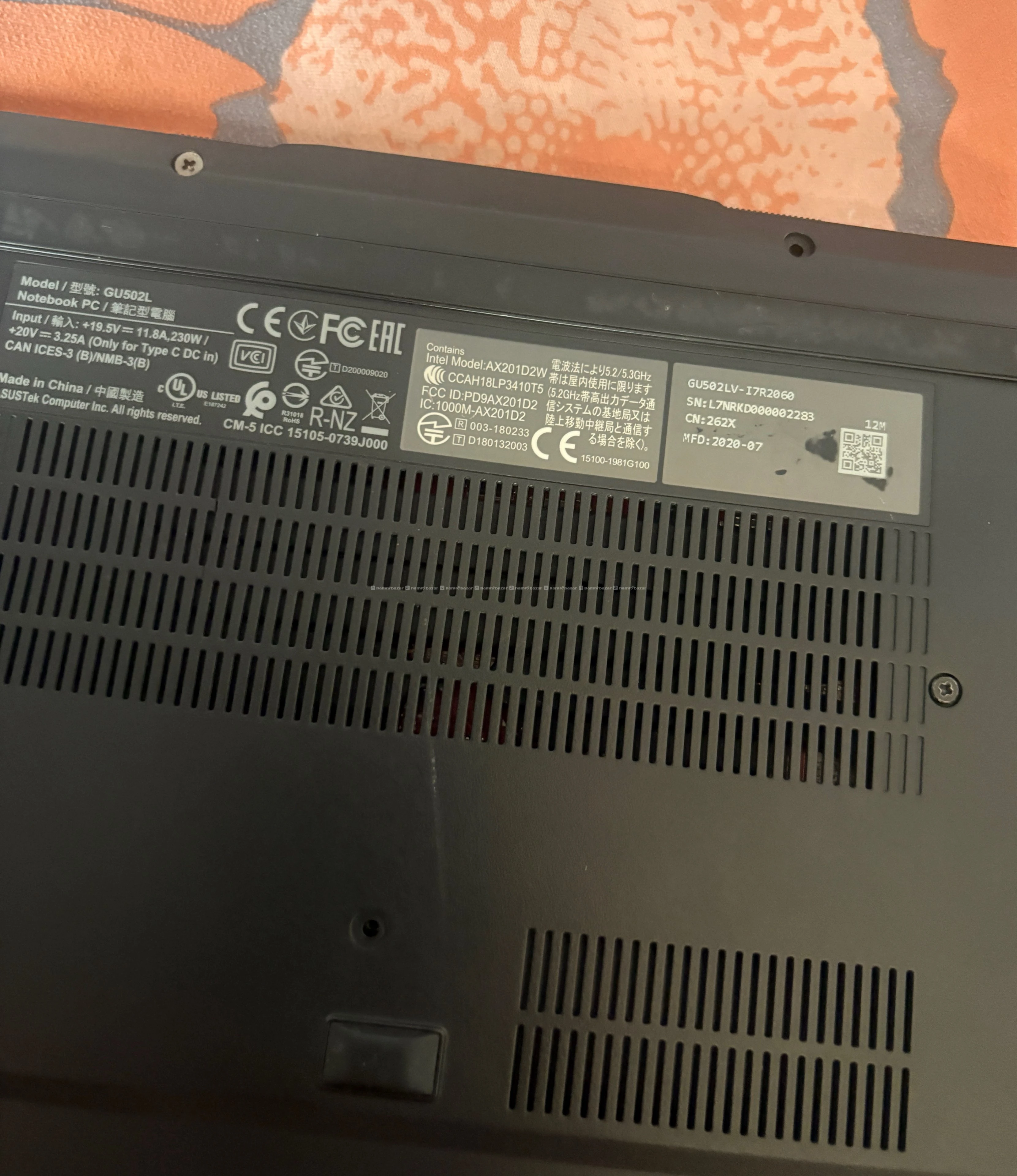 Asus Zephyrus M15 3