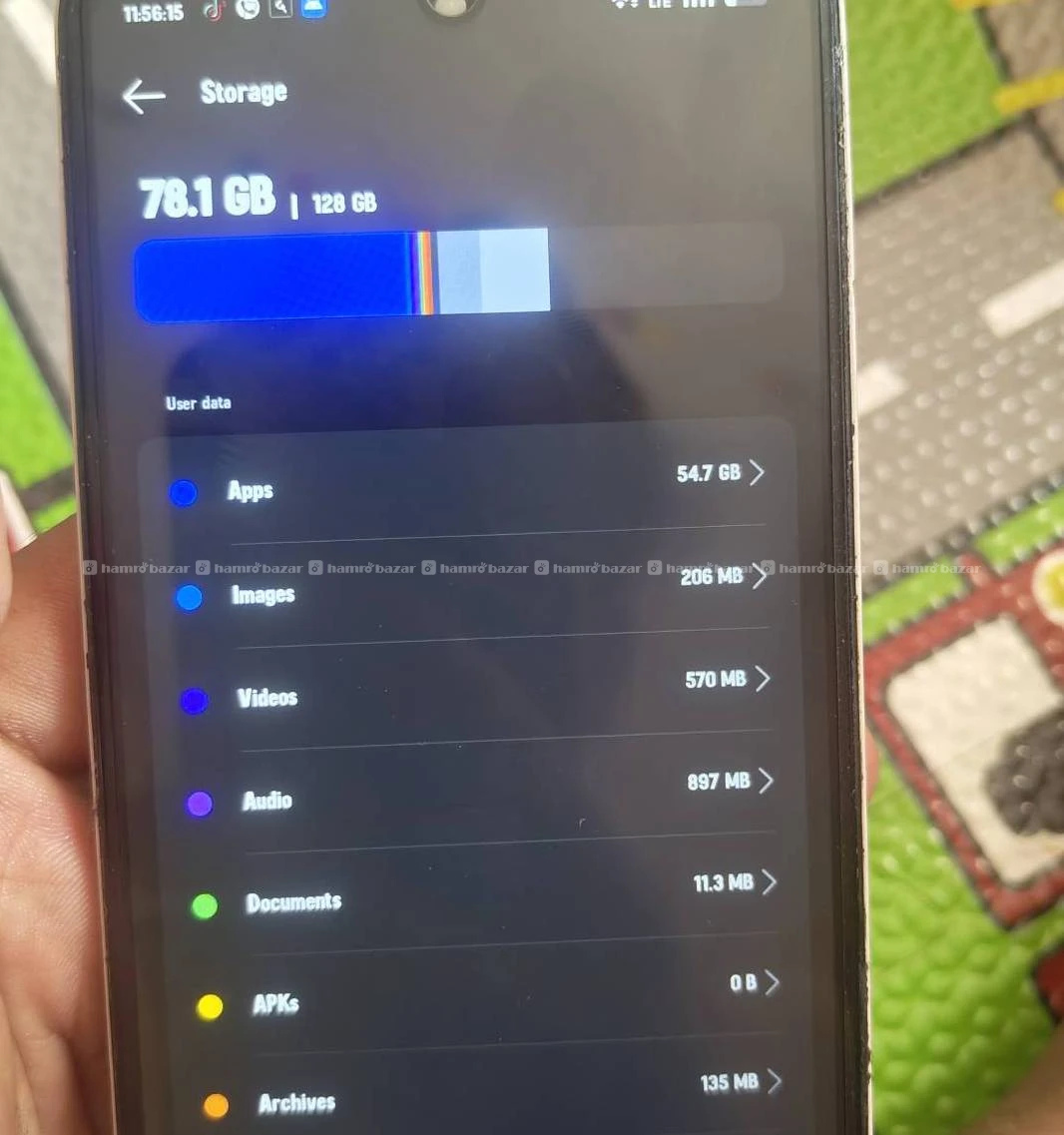 Realme 115g 8+4gb 256gb storage 2