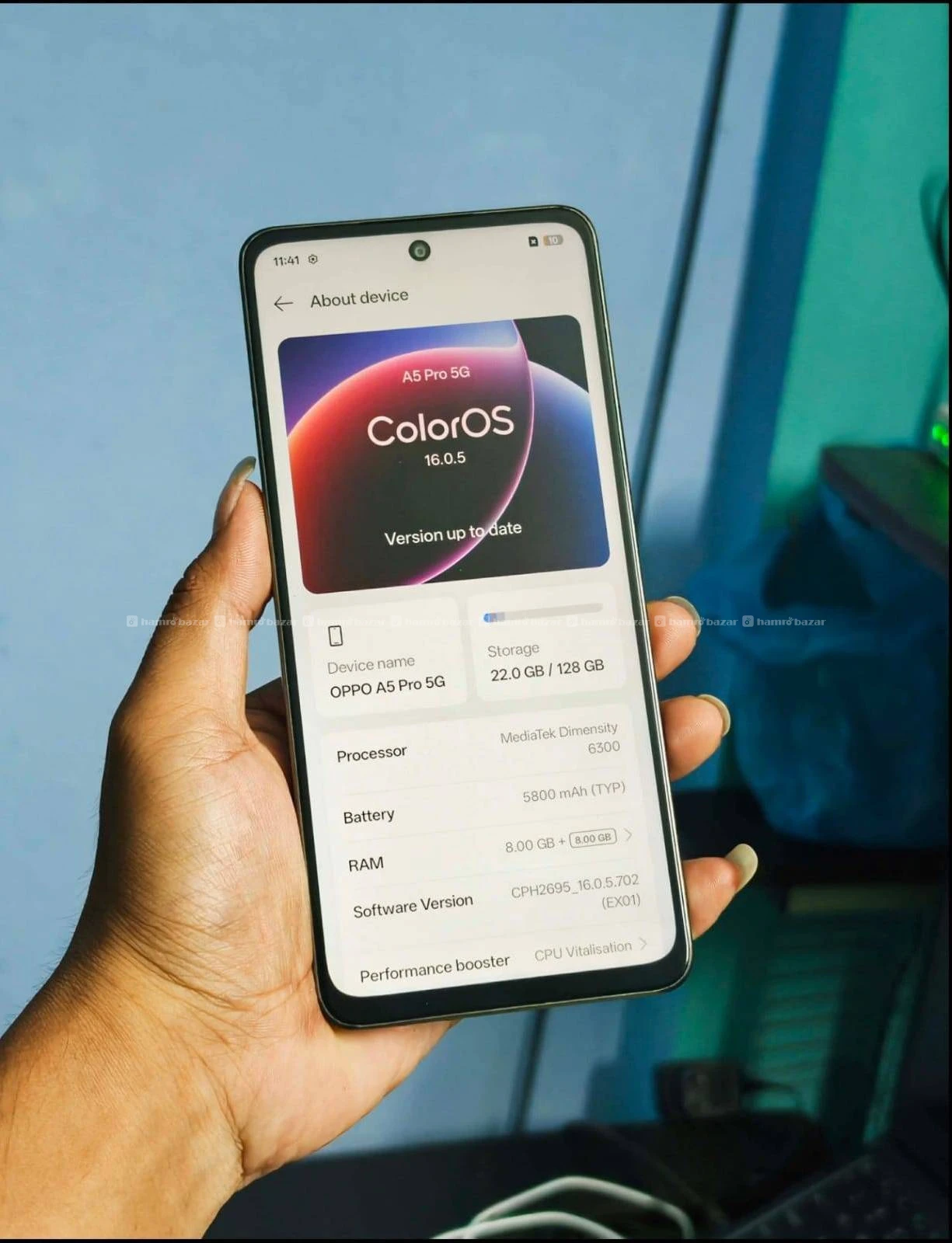 📱 OPPO A5 Pro 5G (8+8/128GB) 5800 mAh Battery 2