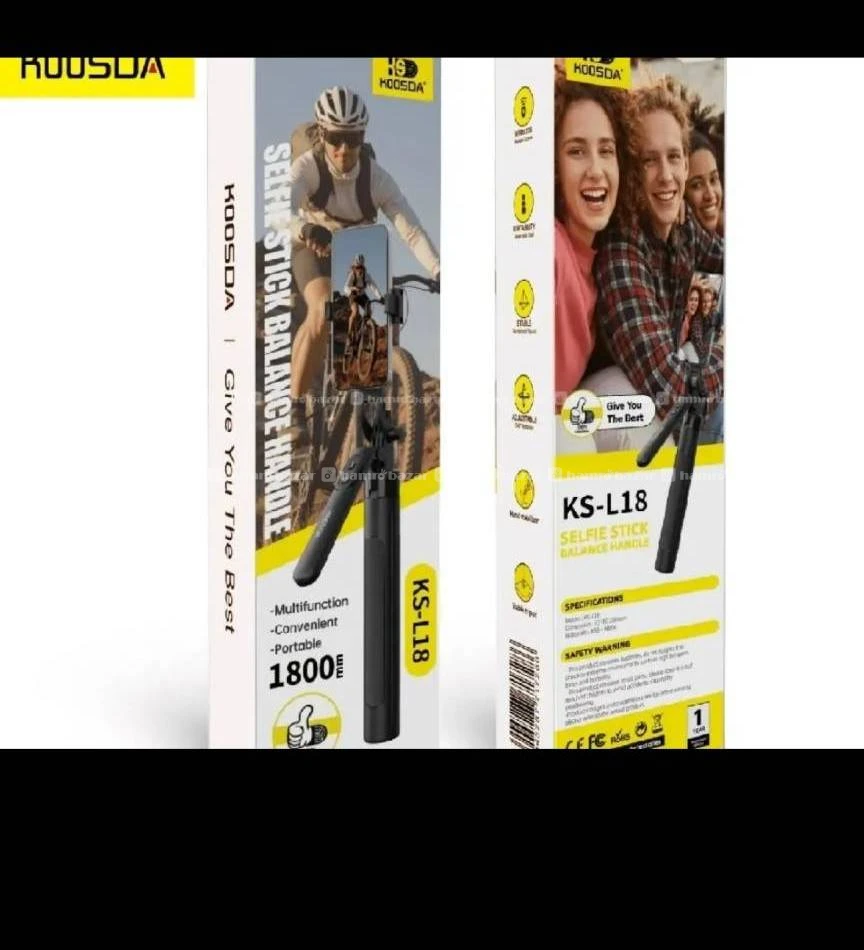 KOOSDA KS-L18 1.8M Tripod | 360° Rotation 2