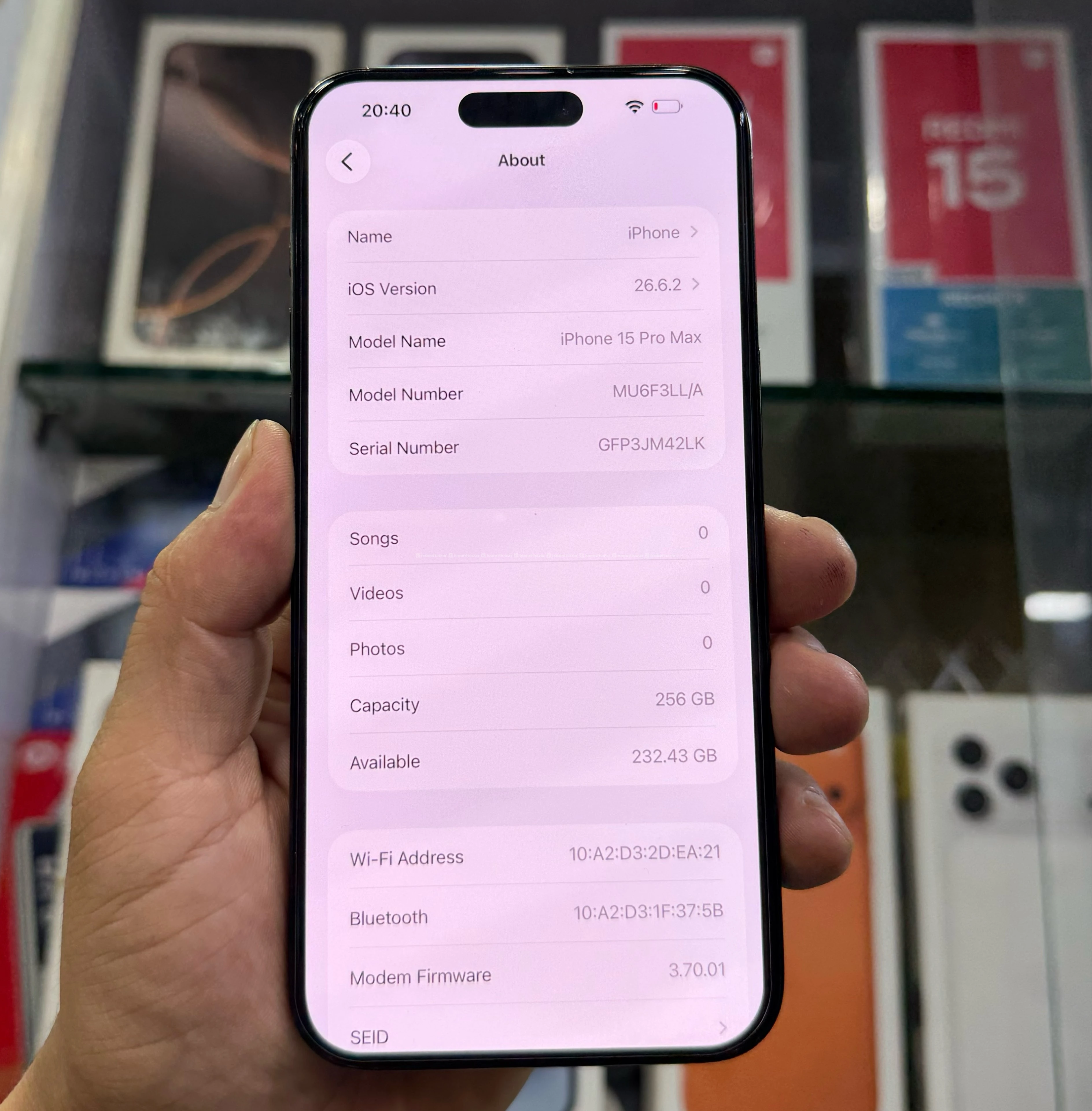 🔥 15 pro max (256 gb battery 🔋 97 % genuine 4