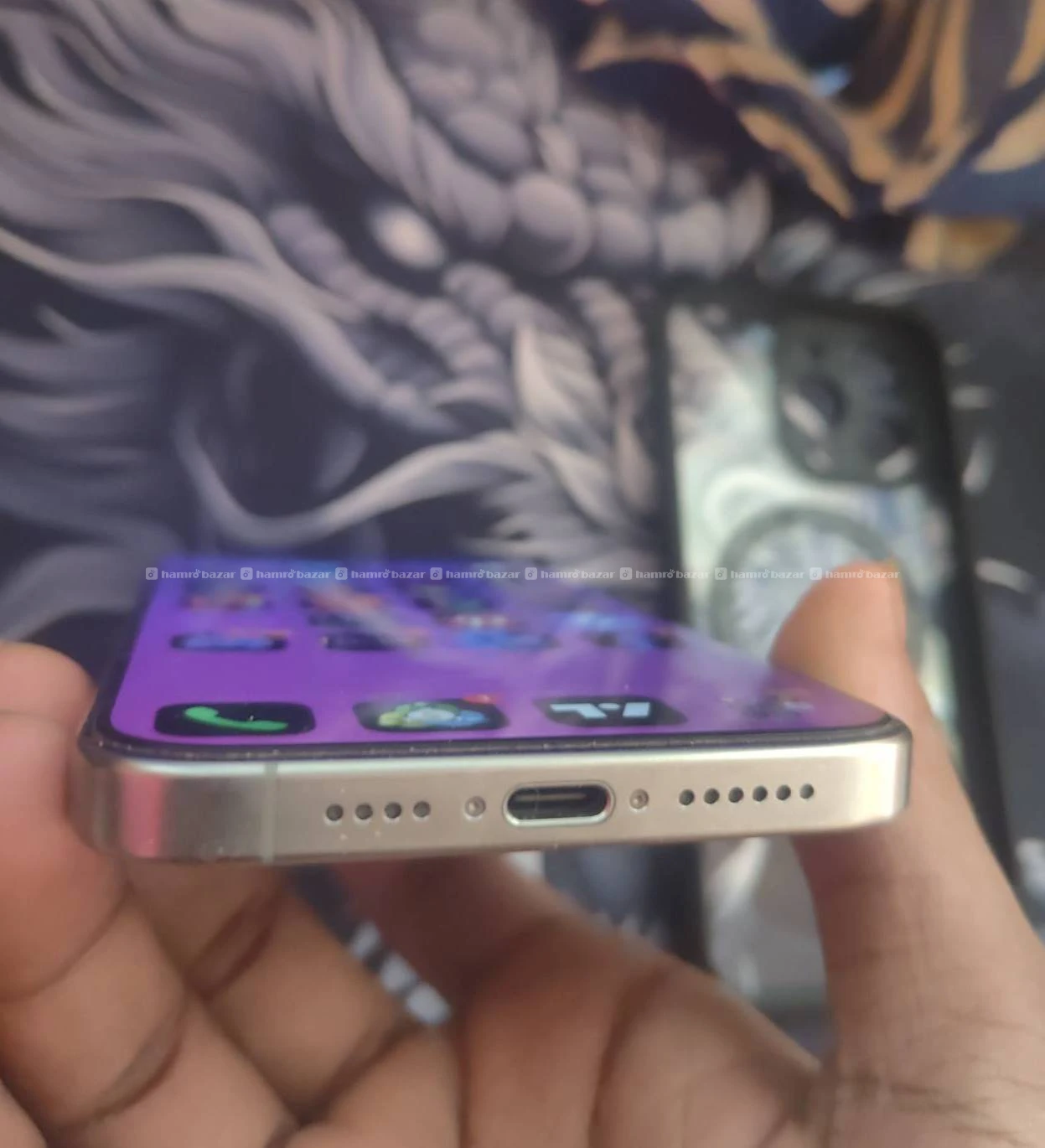 Iphone 15 Pro Max 256GB 93%BH Natural Titanium 2