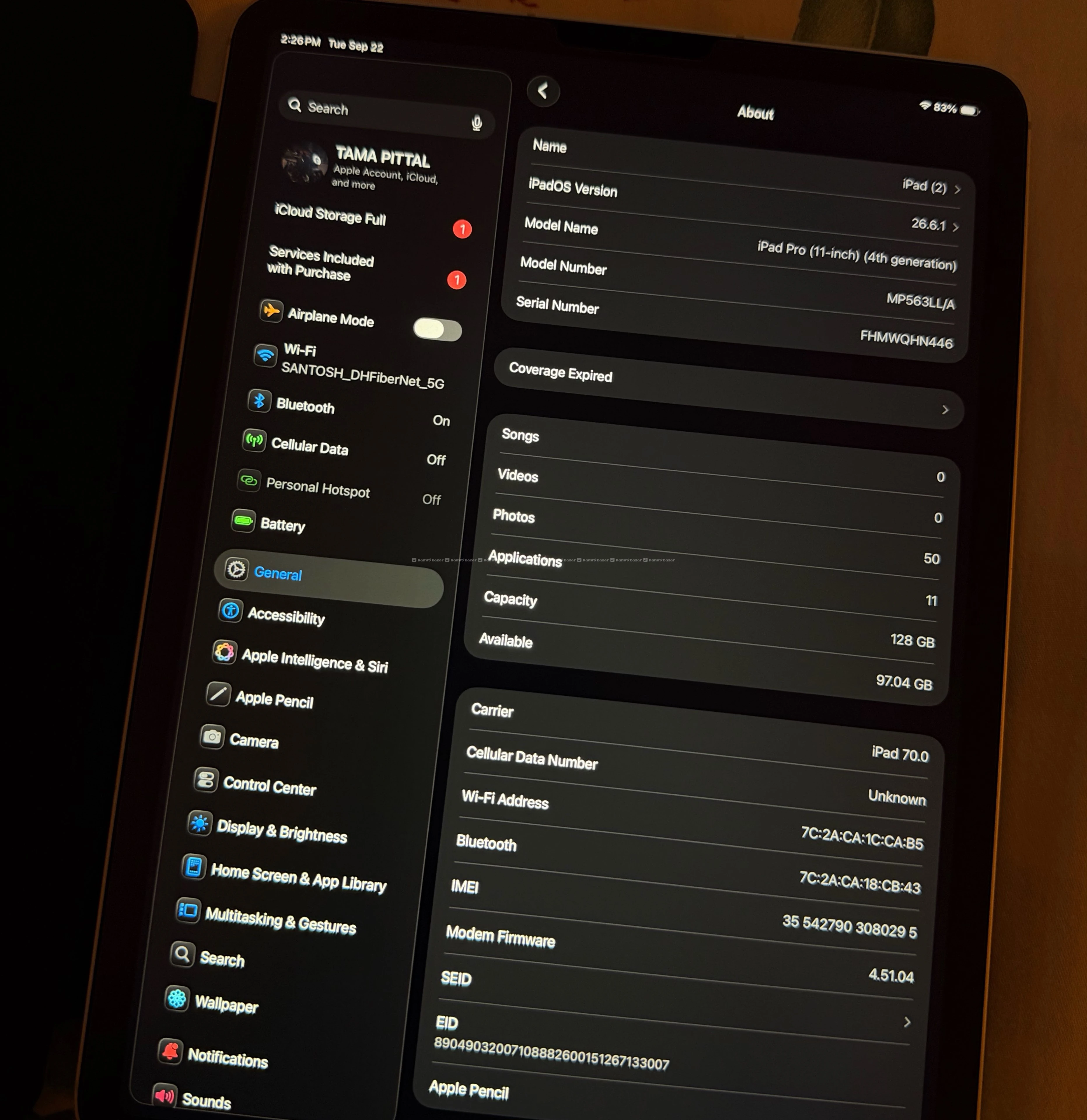 Ipad Pro 11 inch M2 3
