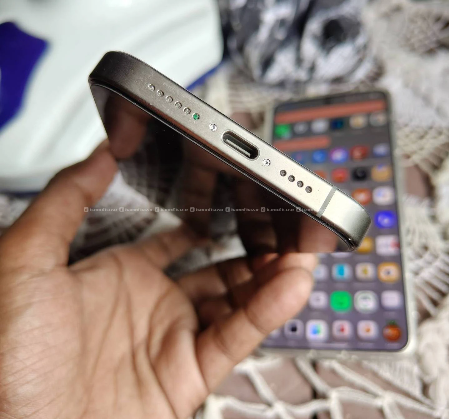 iphone 15 pro max 256 GB physical dual sim 100 bt 7