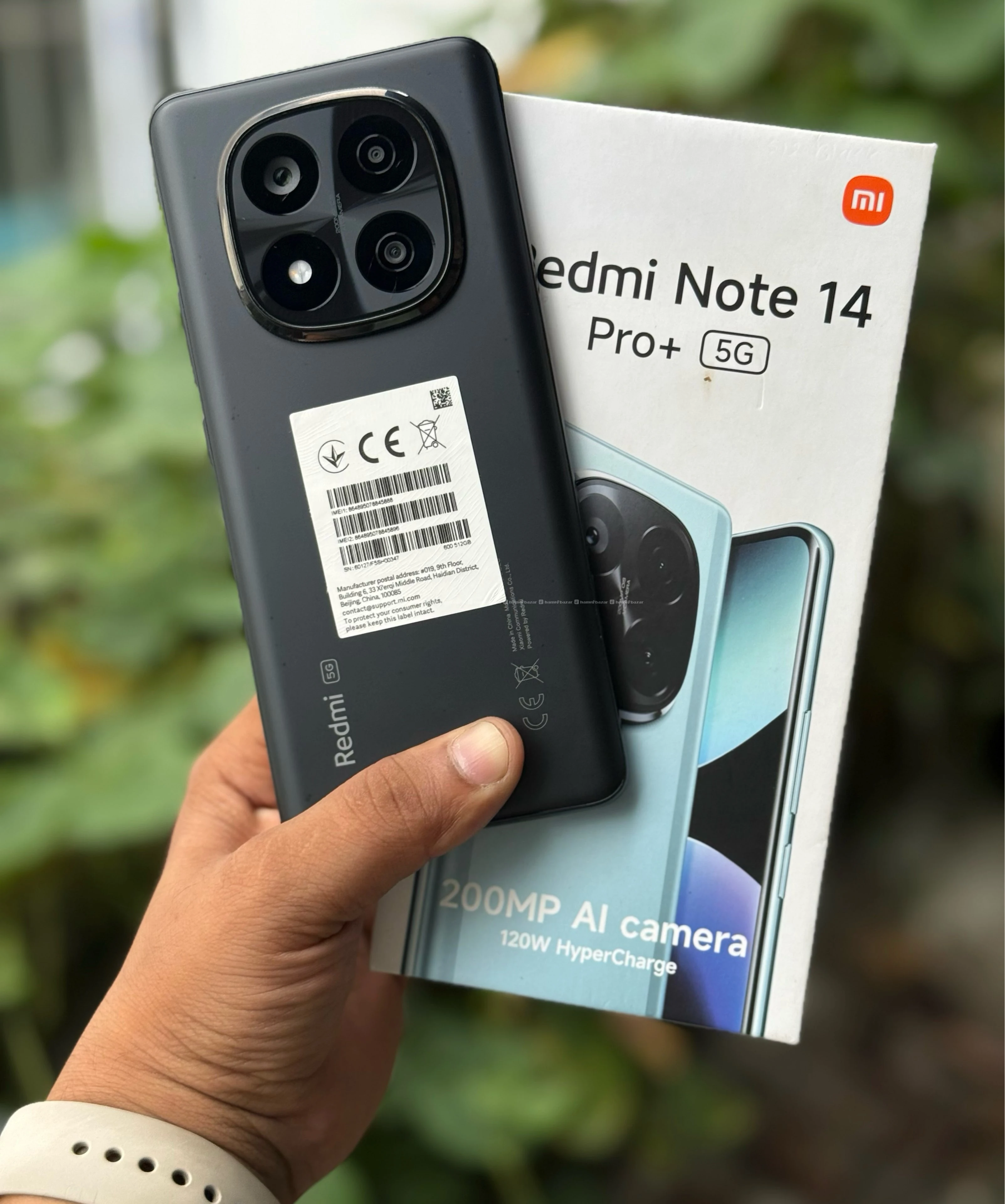 Redmi Note 14 Pro+ 512GB with box & accessories