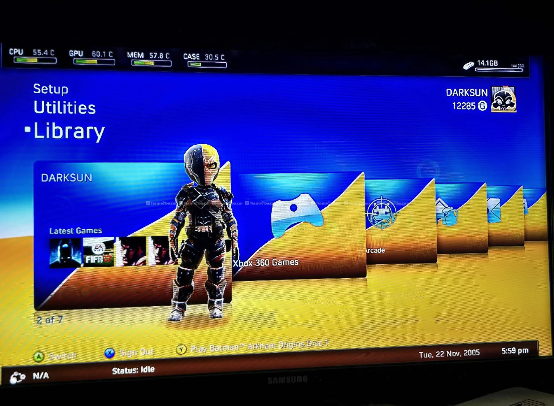 Xbox 360 hacked with multiple games